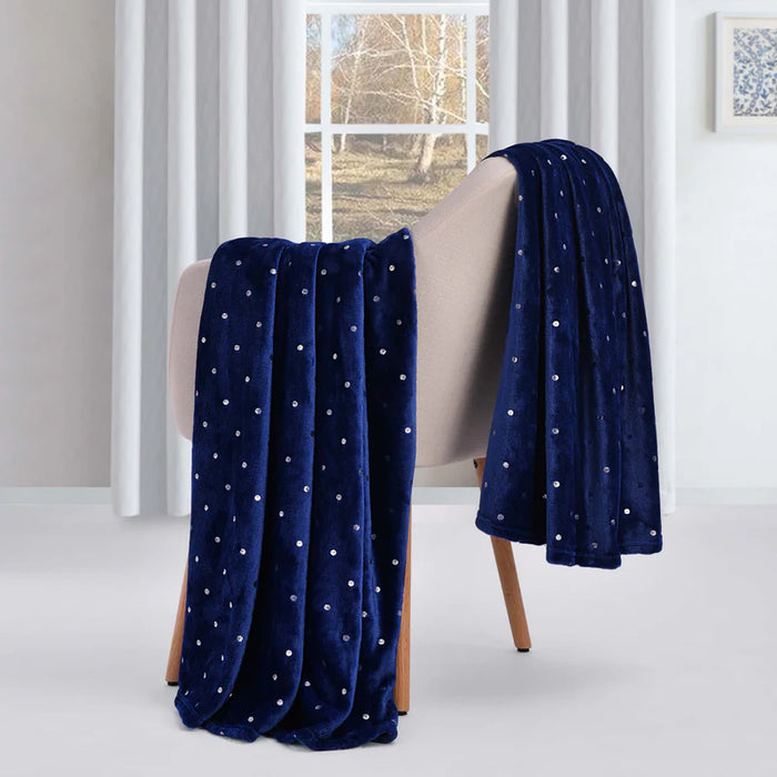 Fleece Plush Medium Weight Fluffy Soft Decorative Blanket Or Throw