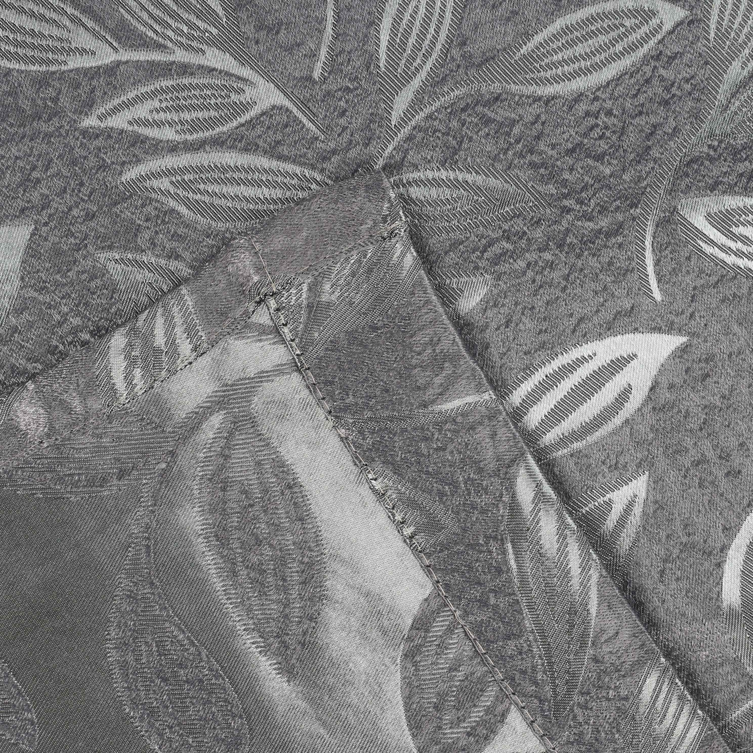 Leaves Rod Pocket Room Darkening Blackout Curtains, Set of 2 - Blue Nile Mills