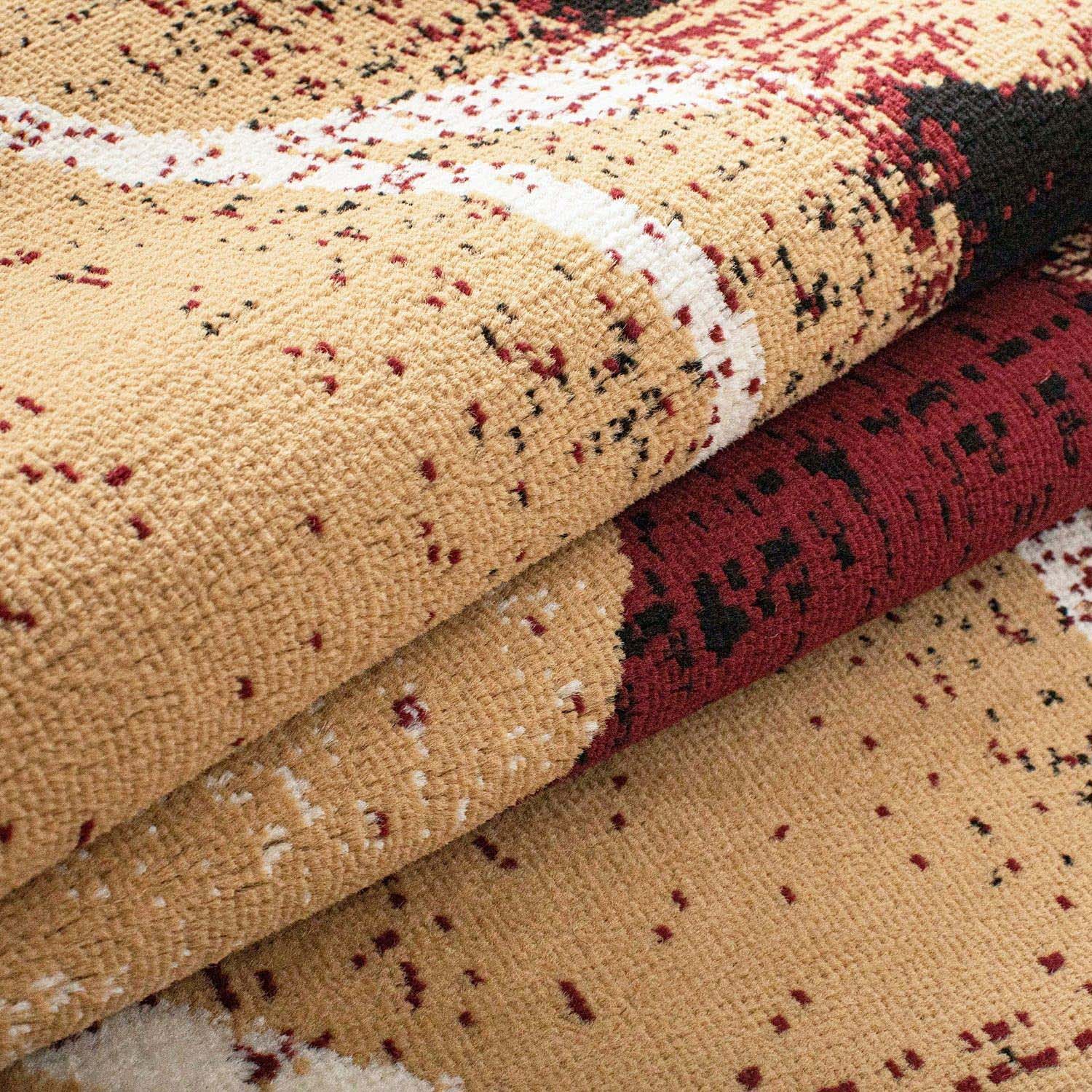 Pastiche Contemporary Floral Patchwork Indoor Area Rug or Runner Rug - Blue Nile Mills