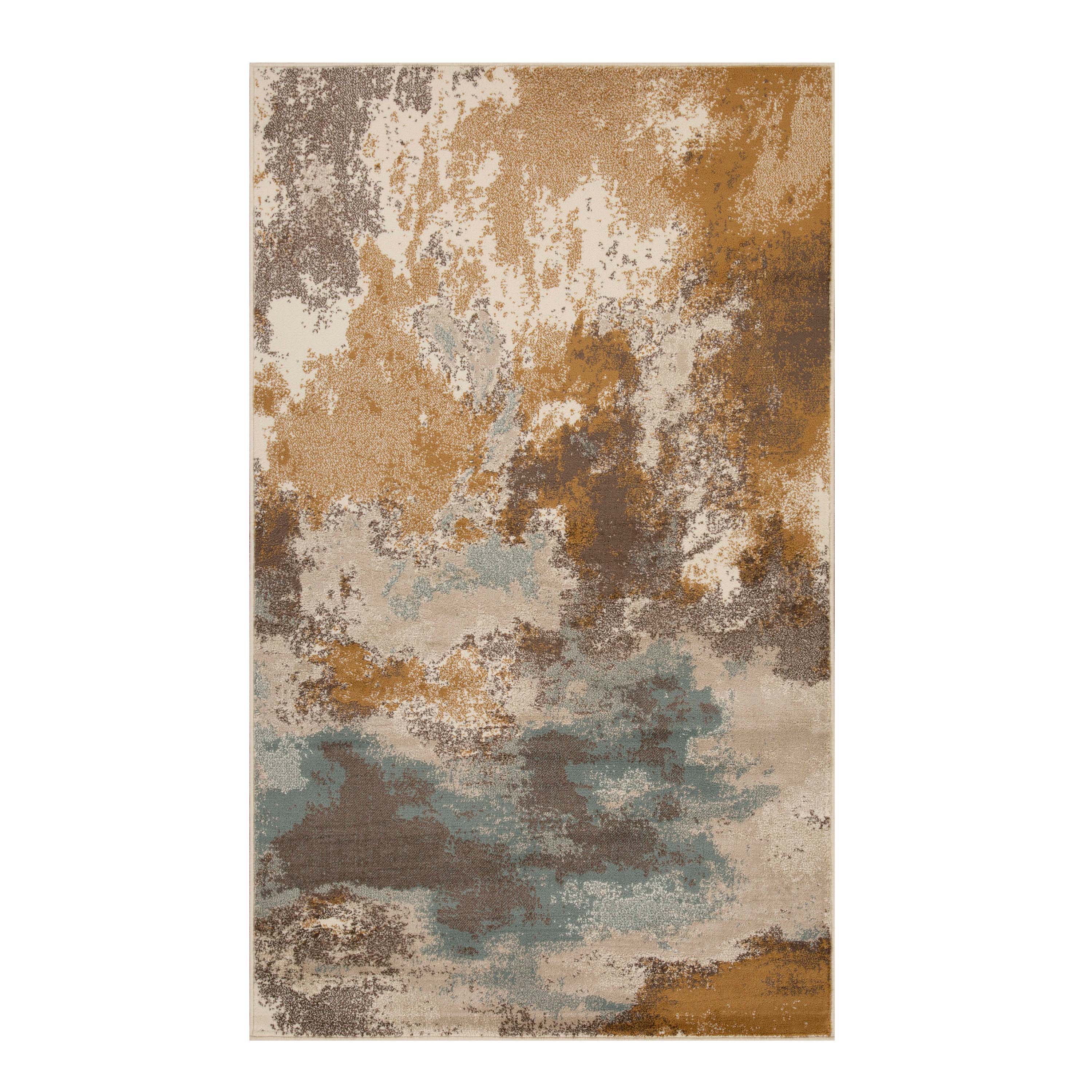 Pixie Modern Color Abstract Indoor Area Rug - Blue Nile Mills
