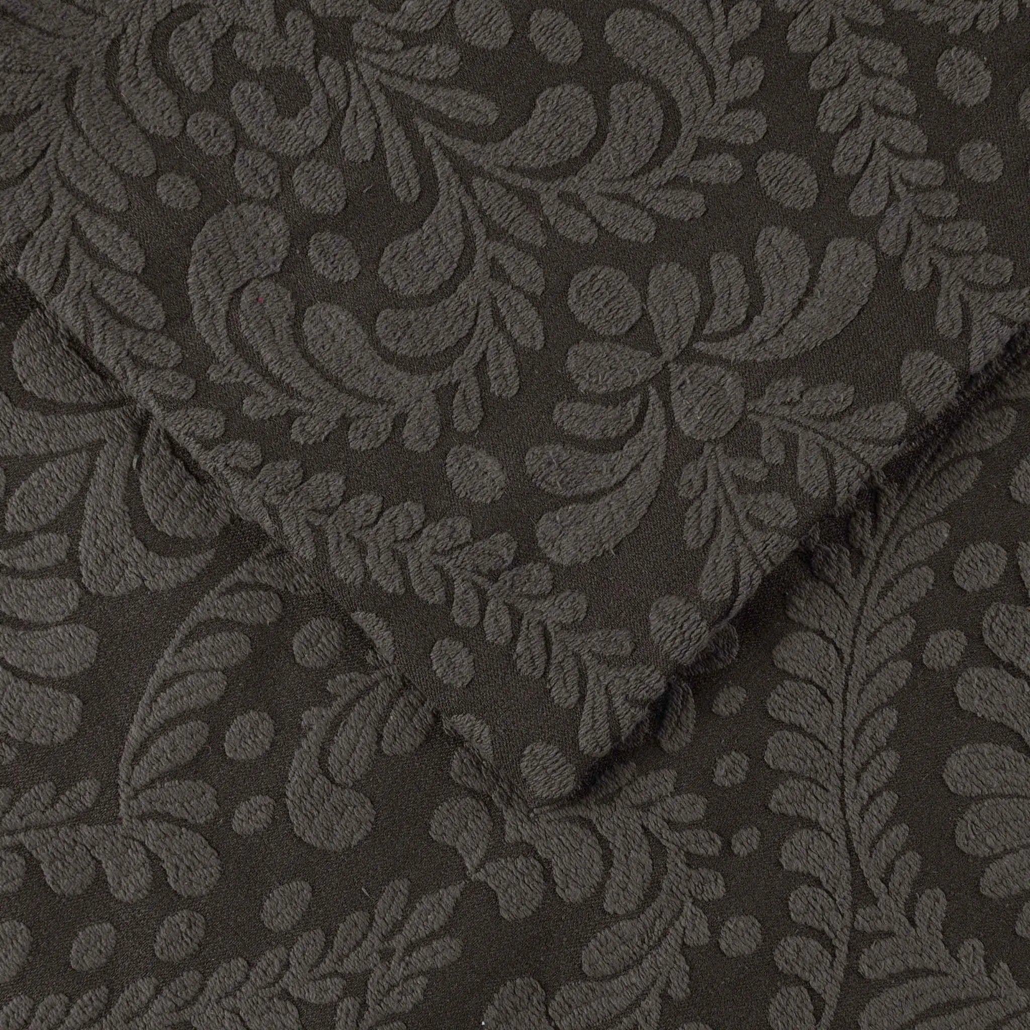 Aspen Cotton Blend Jacquard Woven Floral Scalloped Edges Bedspread Set