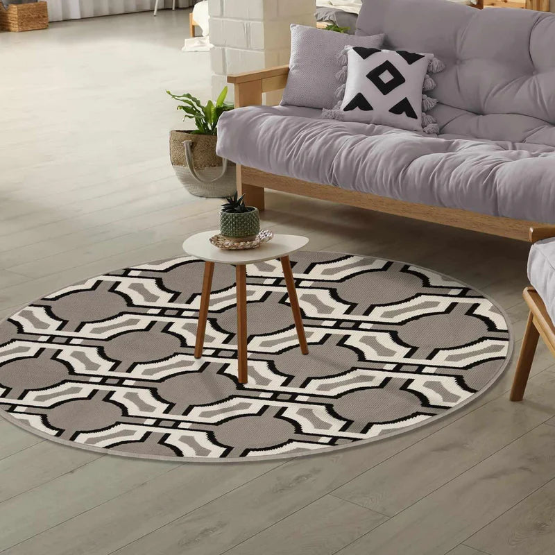 Pritchard Modern Geometric Trellis Indoor Rug - Blue Nile Mills