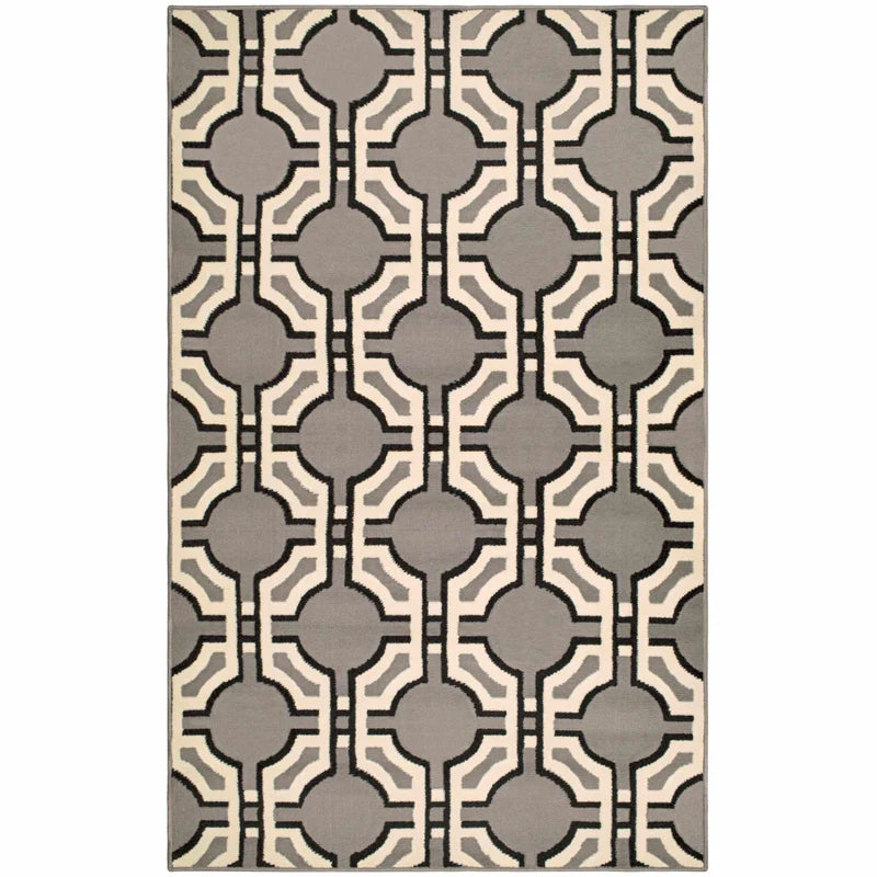 Pritchard Modern Geometric Trellis Indoor Rug - Blue Nile Mills