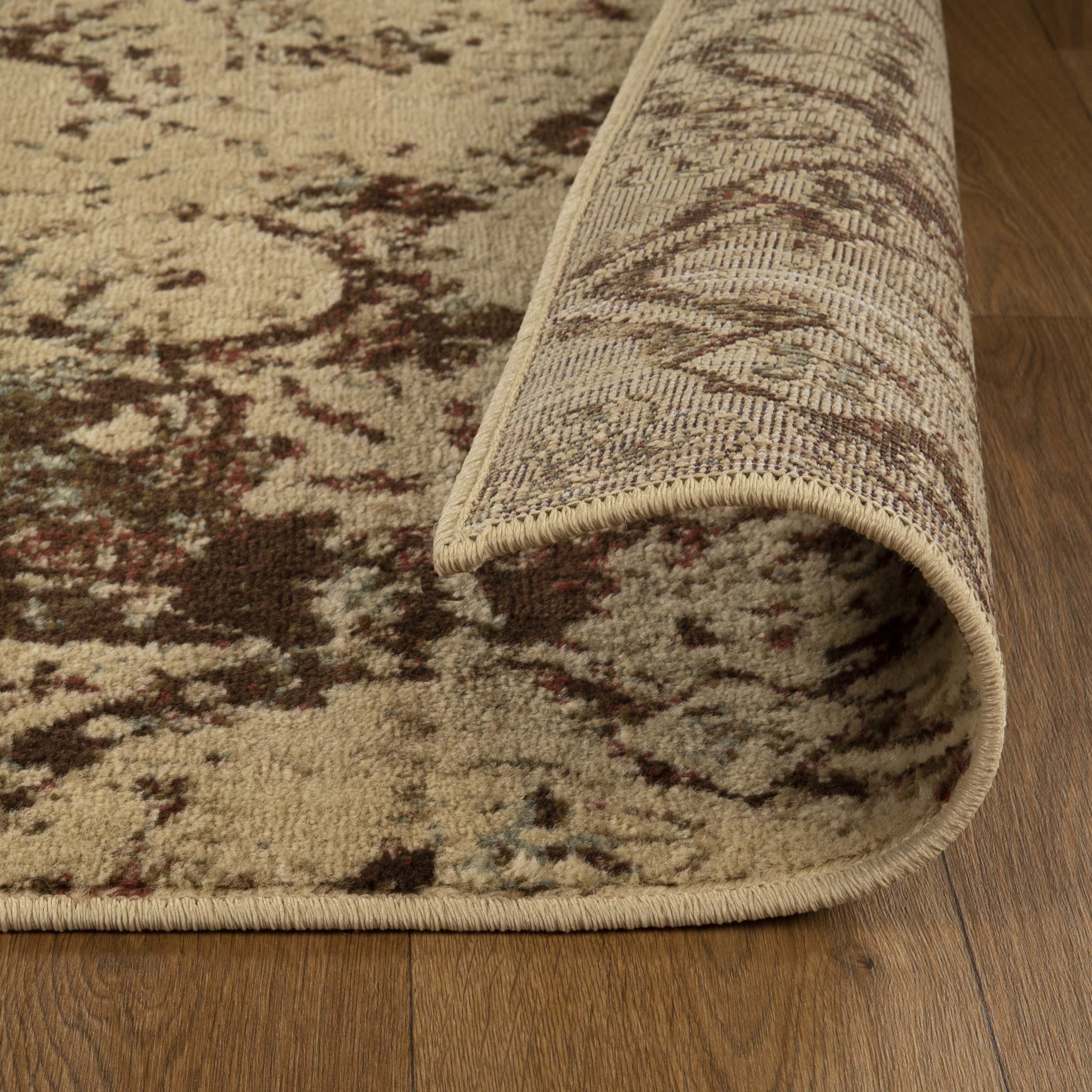 Rangoli Geometric Medallion Indoor Area Rug - Blue Nile Mills