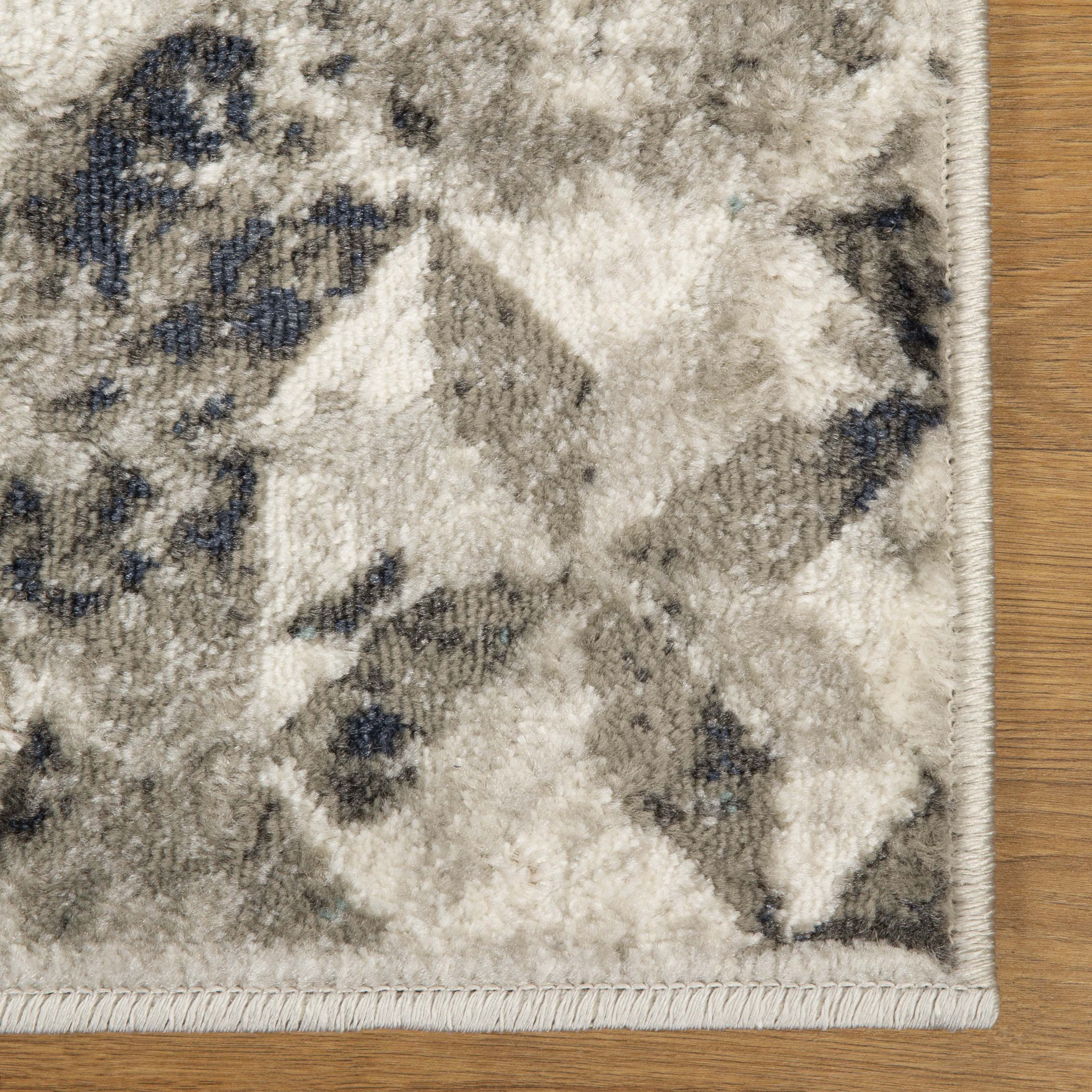 Rangoli Geometric Medallion Indoor Area Rug - Blue Nile Mills