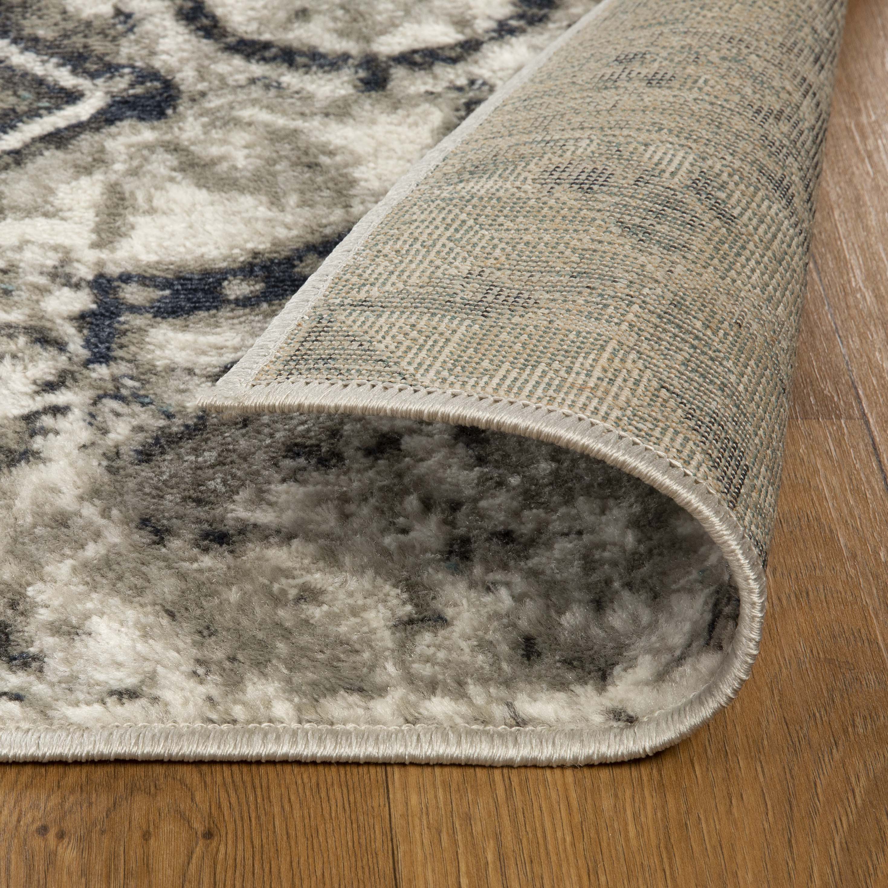 Rangoli Geometric Medallion Indoor Area Rug - Blue Nile Mills