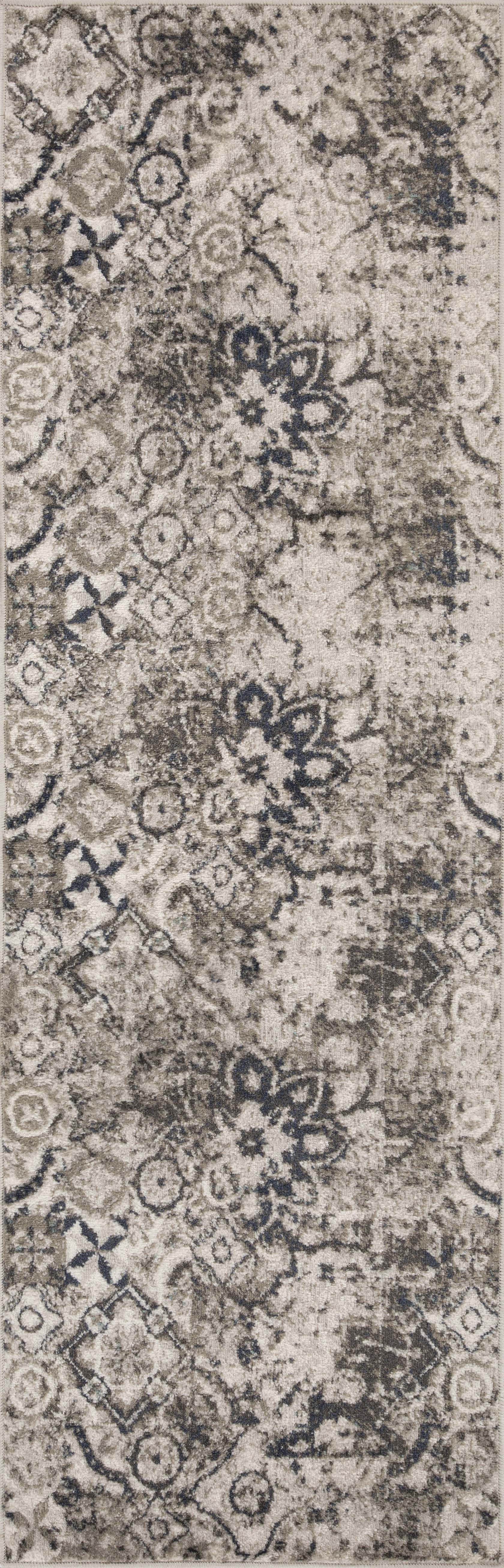 Rangoli Geometric Medallion Indoor Area Rug - Blue Nile Mills