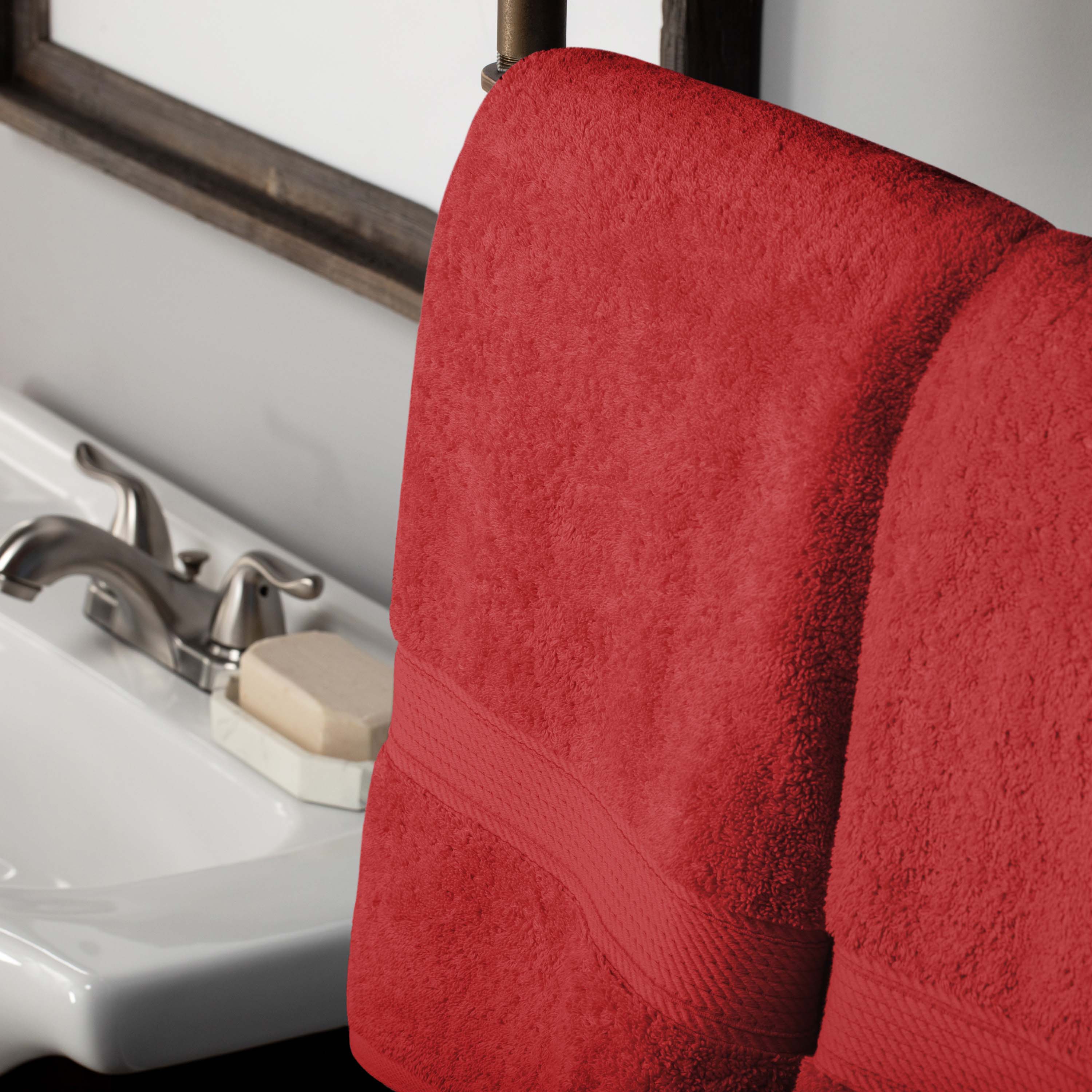 Egyptian Cotton Pile Plush Heavyweight Luxury Soft Bath Sheet Set of 2 - Blue Nile Mills