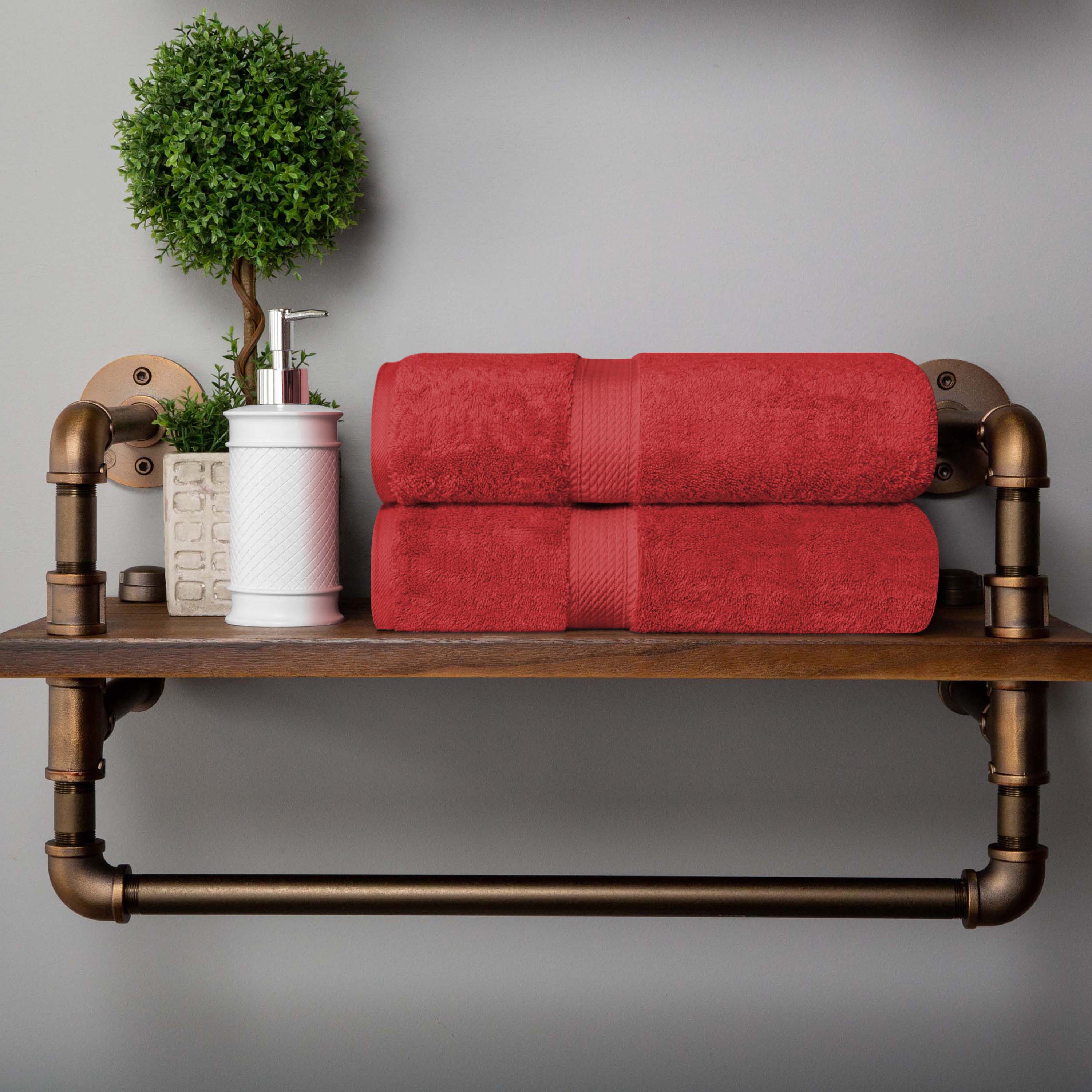 Madison Egyptian Cotton Pile 2 Piece Bath Towel Set - Blue Nile Mills