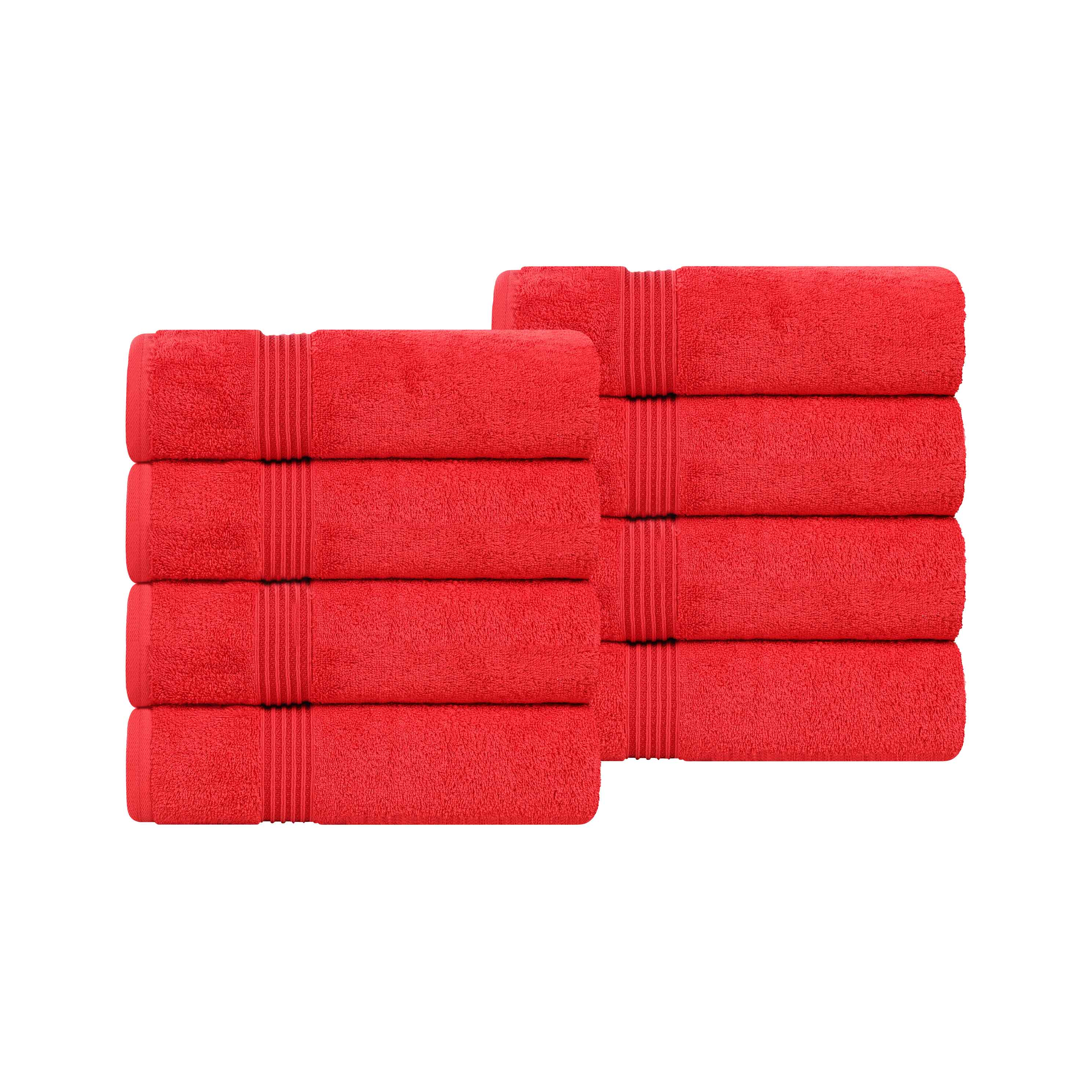 Heritage Egyptian Cotton Hand Towel Set of 8 - Blue Nile Mills