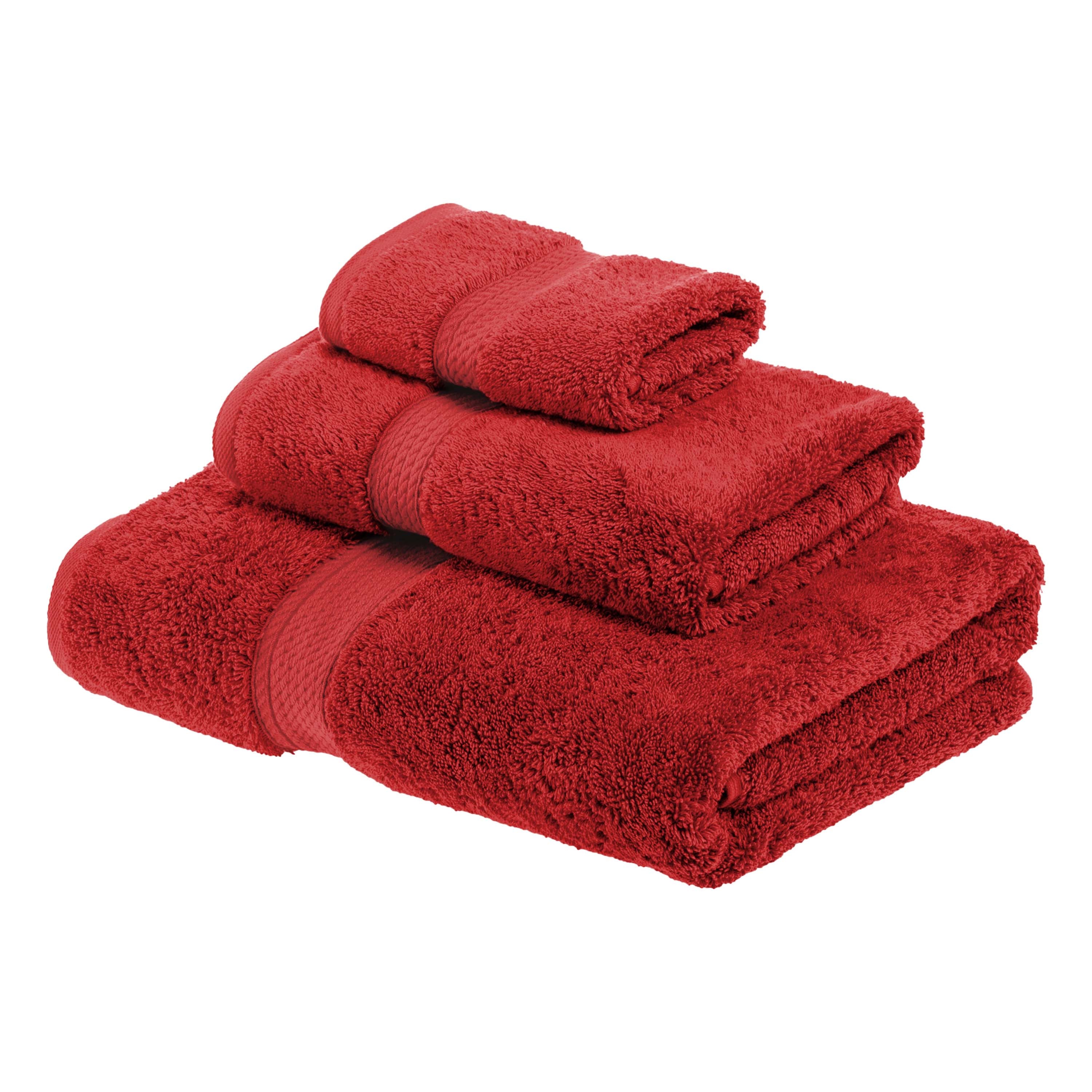 Egyptian Cotton Pile Plush Heavyweight Luxury Soft 3-Piece Towel Set - Blue Nile Mills