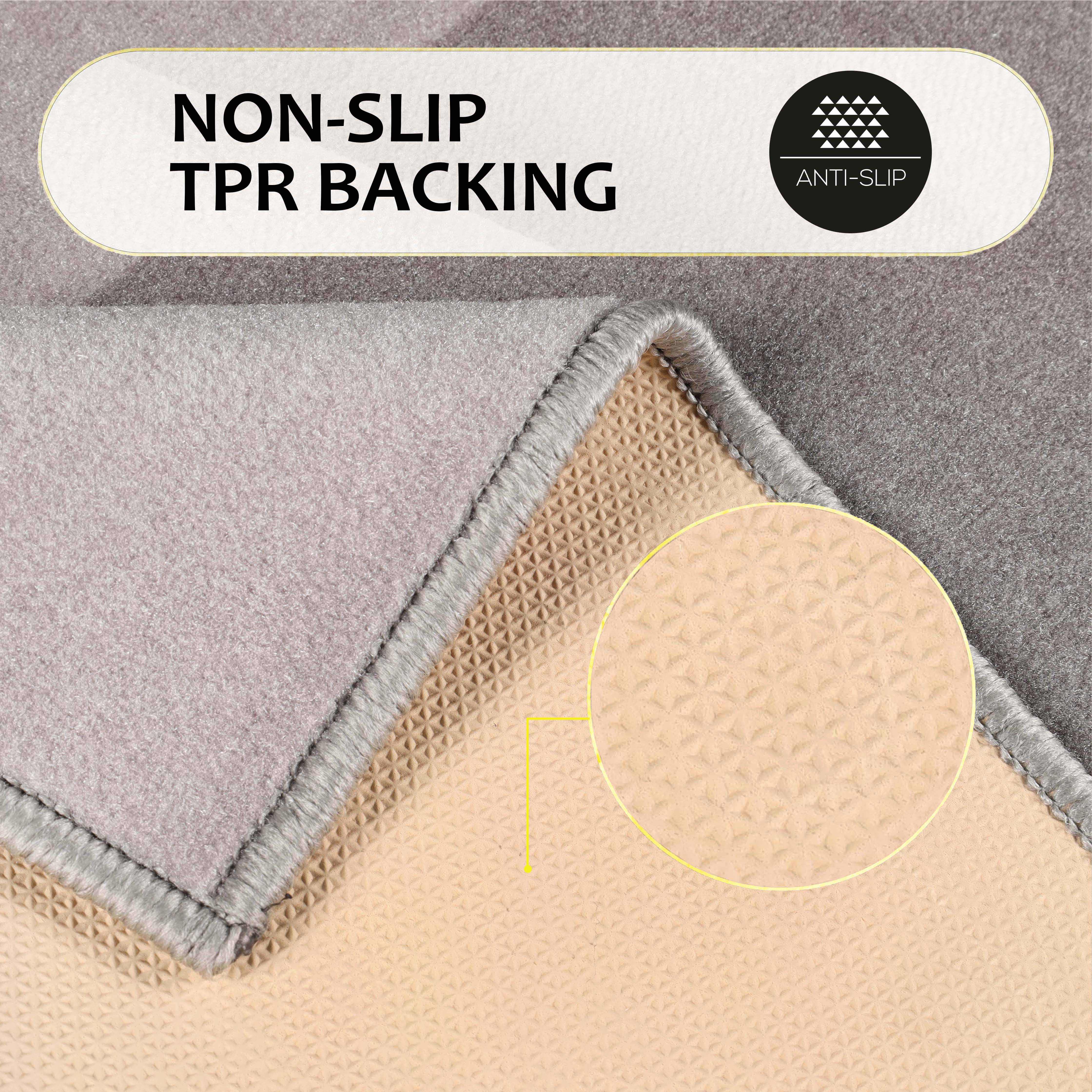 Reno Modern Non-Slip Machine Washable Kitchen Mat Set - Blue Nile Mills