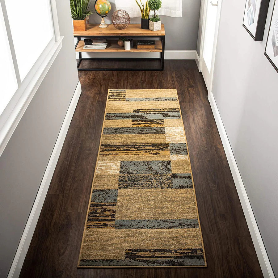 Rockwood Contemporary Geometric Indoor Rug - Blue Nile Mills