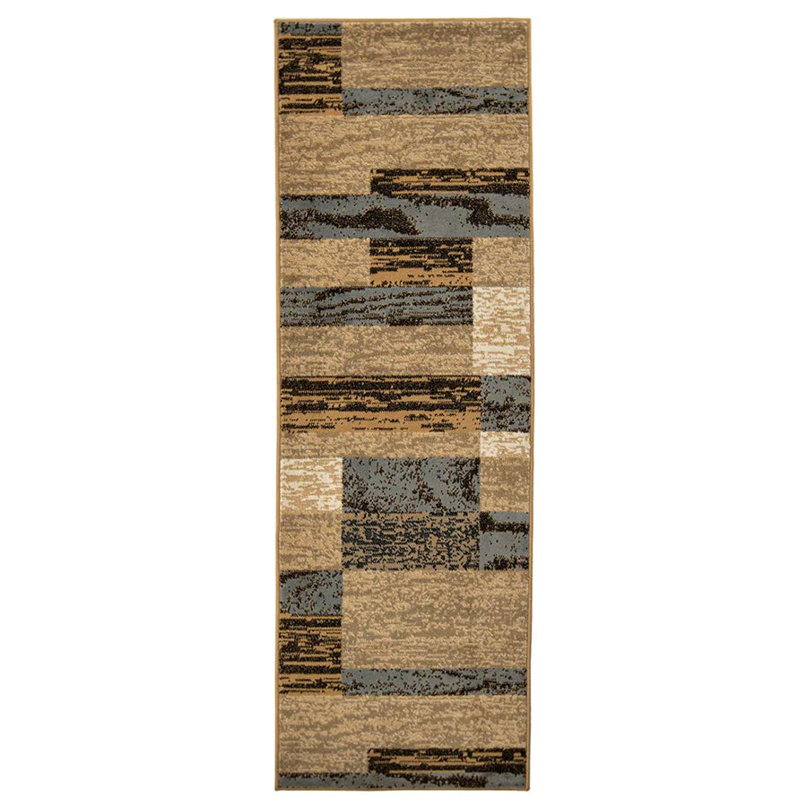 Rockwood Contemporary Geometric Indoor Rug - Blue Nile Mills