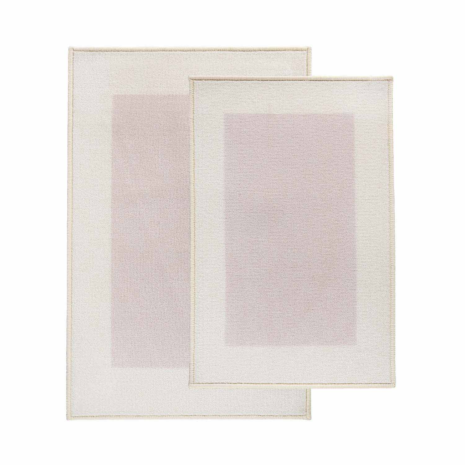 Rome Non-Slip Machine Washable Bath Mat Set - Blue Nile Mills