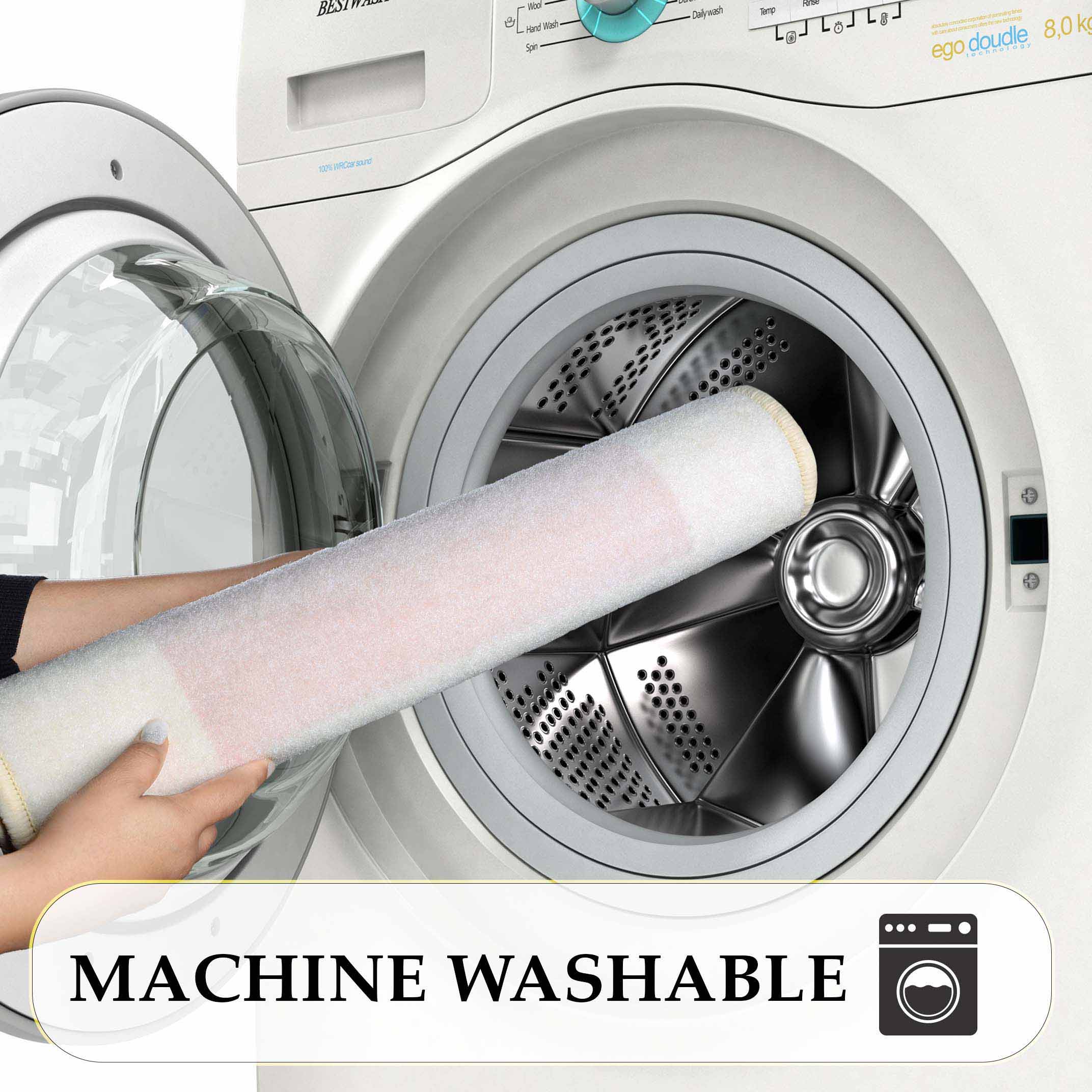 Rome Non-Slip Machine Washable Bath Mat Set - Blue Nile Mills