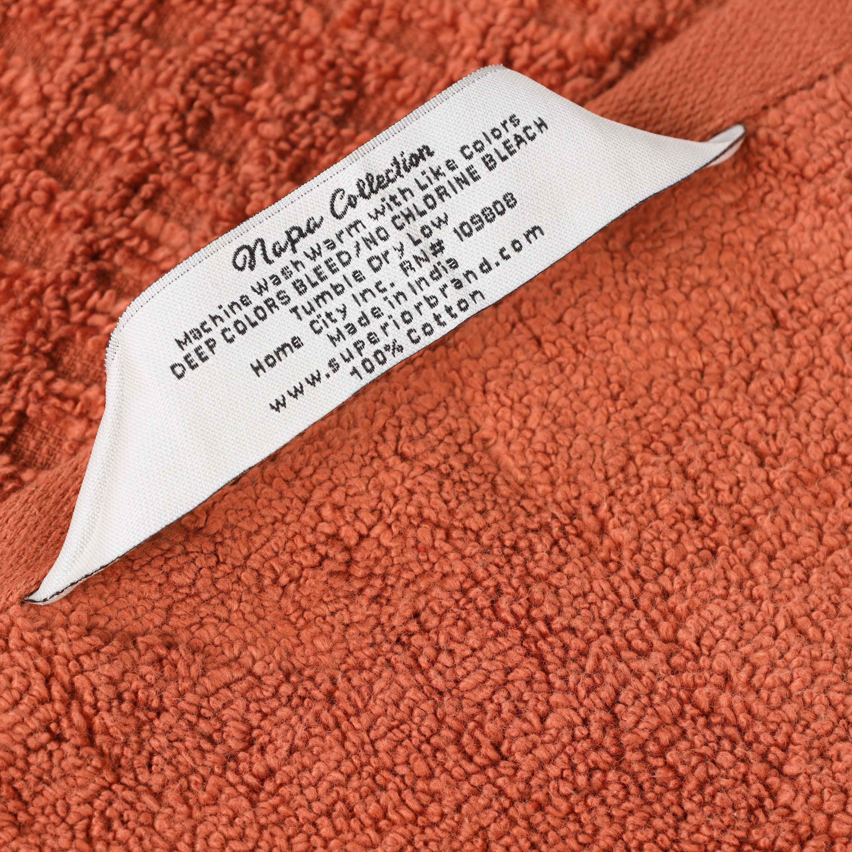 Zero Twist Cotton Waffle Honeycomb Soft Absorbent 8-Piece Towel Set - Blue Nile Mills