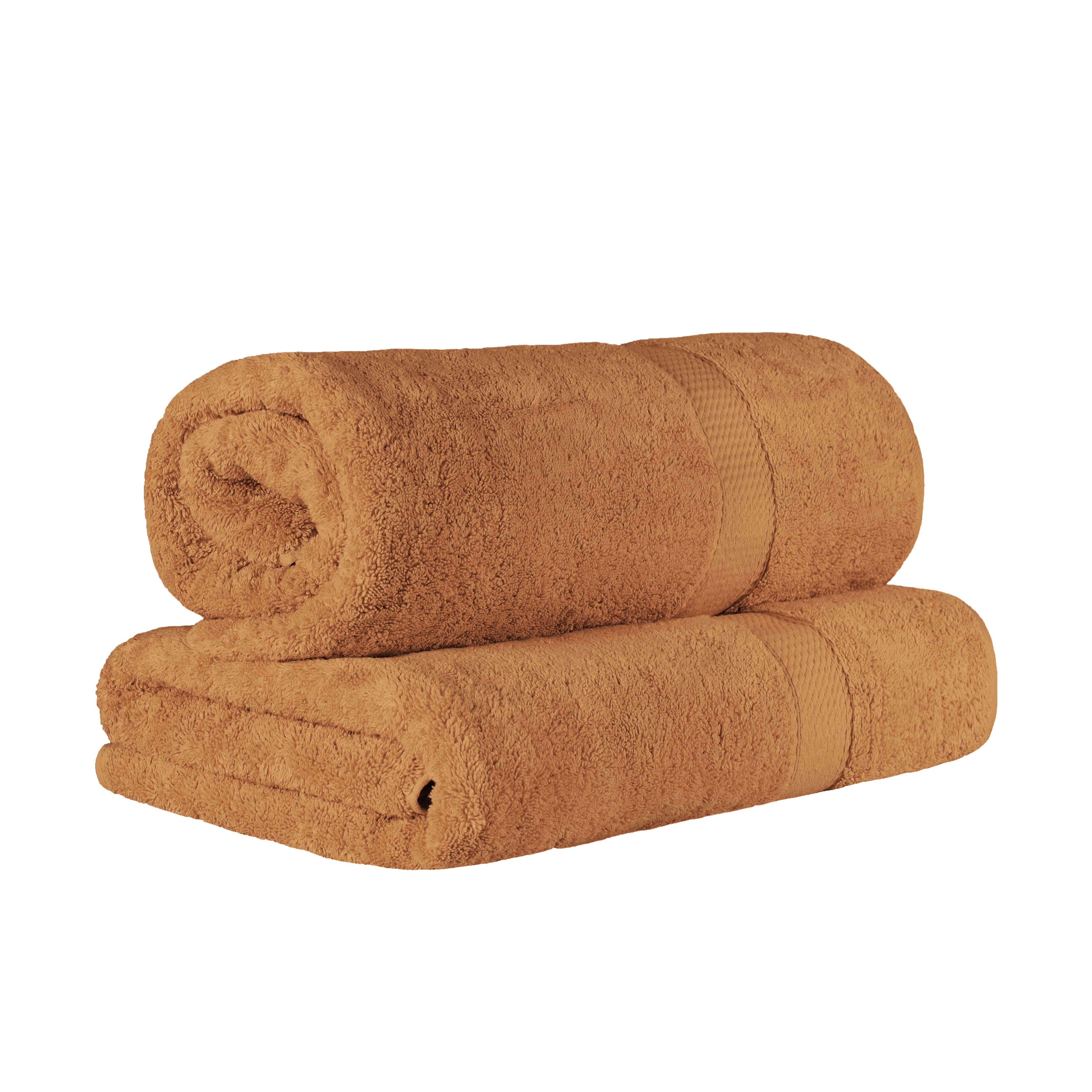 Egyptian Cotton Pile Plush Heavyweight Luxury Soft Bath Sheet Set of 2 - Blue Nile Mills