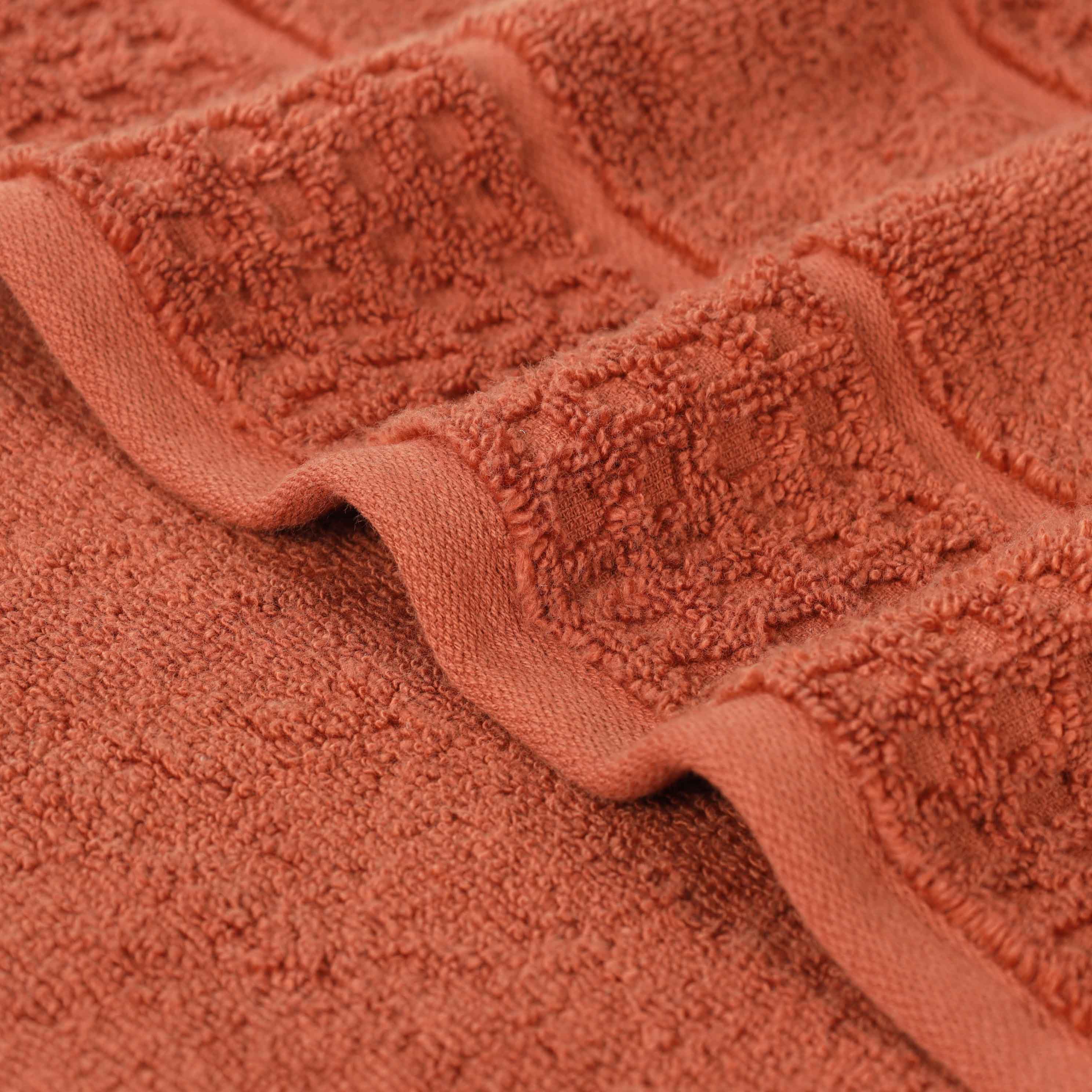 Zero Twist Cotton Waffle Honeycomb Soft Absorbent 8-Piece Towel Set - Blue Nile Mills