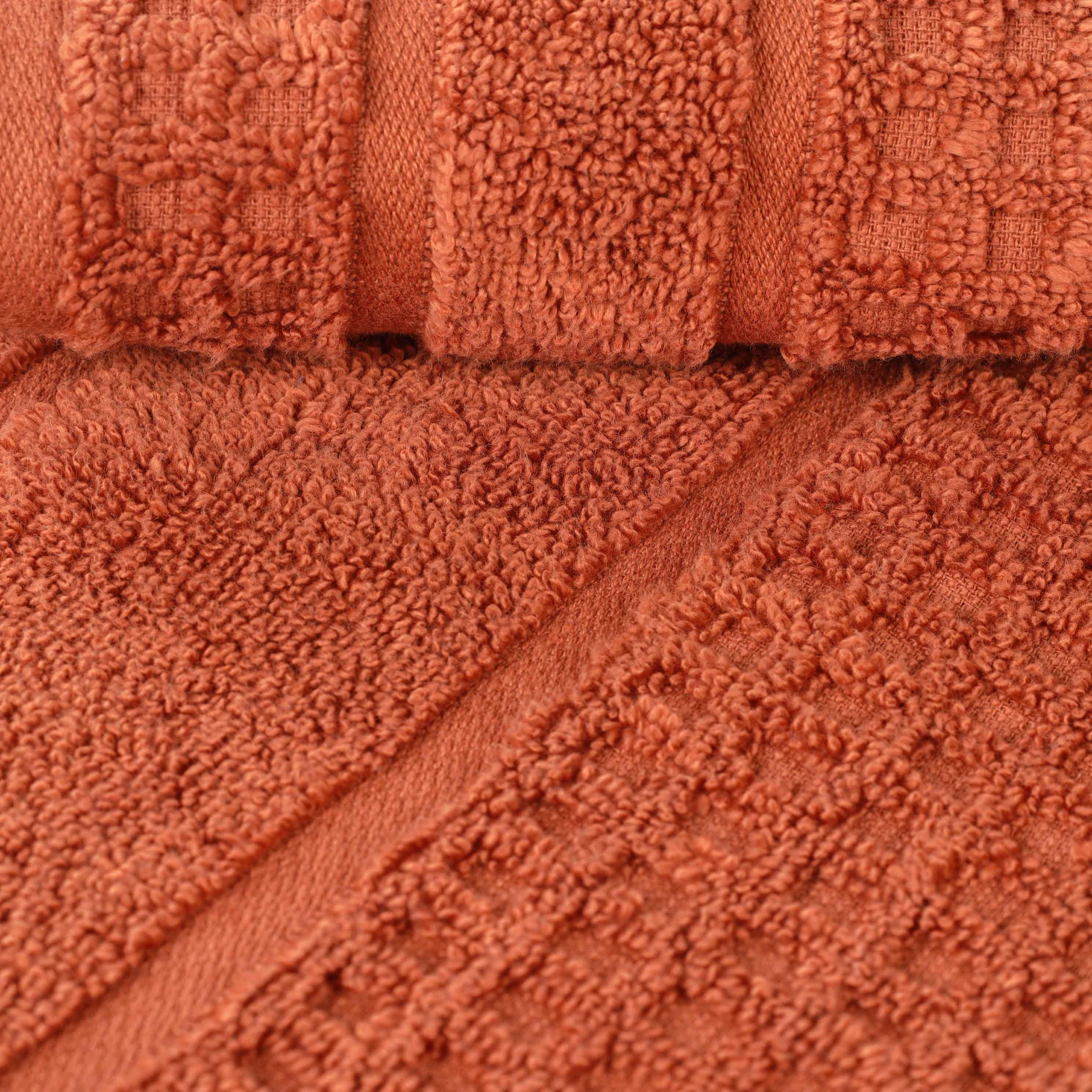 Zero Twist Cotton Waffle Honeycomb Soft Absorbent 8-Piece Towel Set - Blue Nile Mills