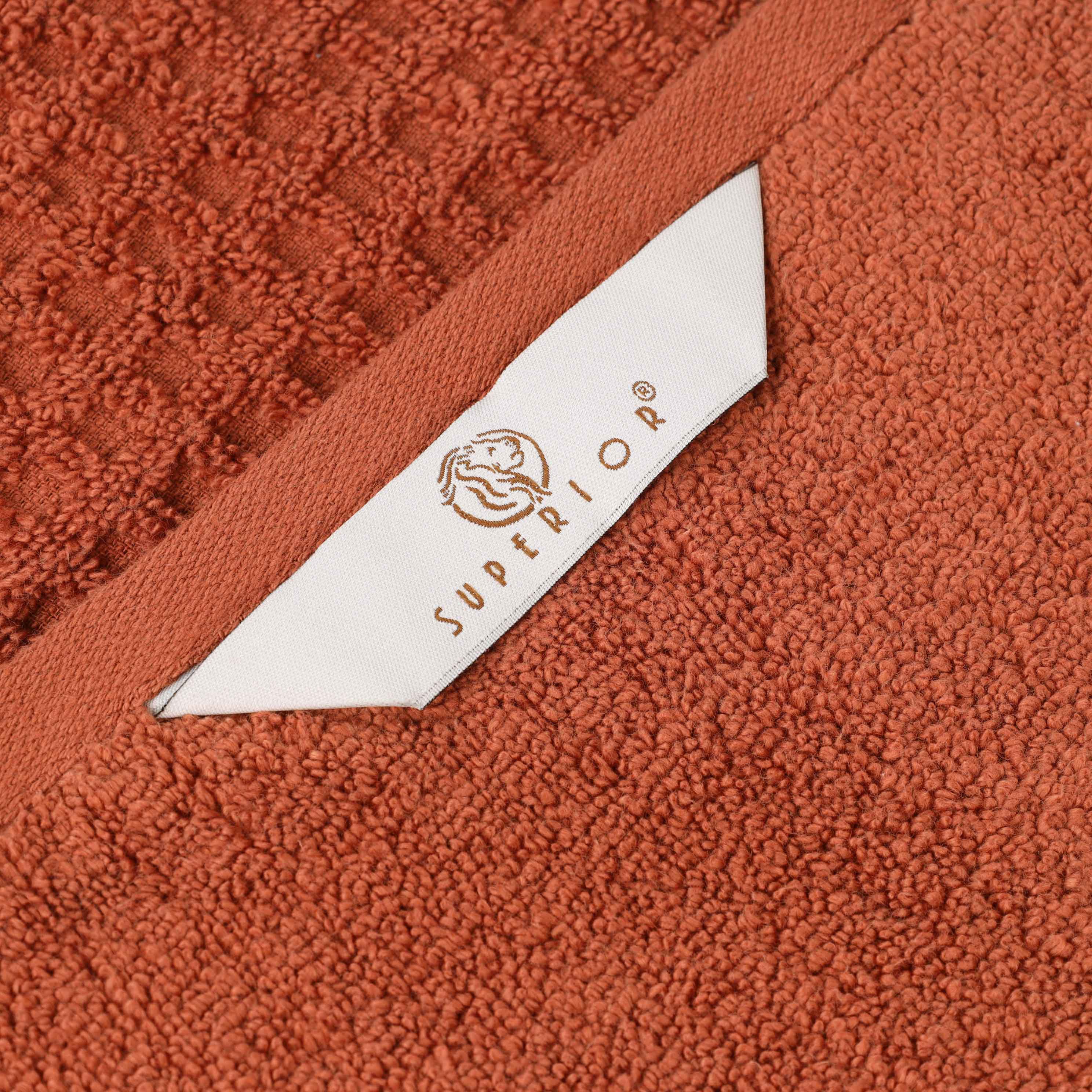 Zero Twist Cotton Waffle Honeycomb Soft Absorbent 12-Piece Towel Set - Blue Nile Mills