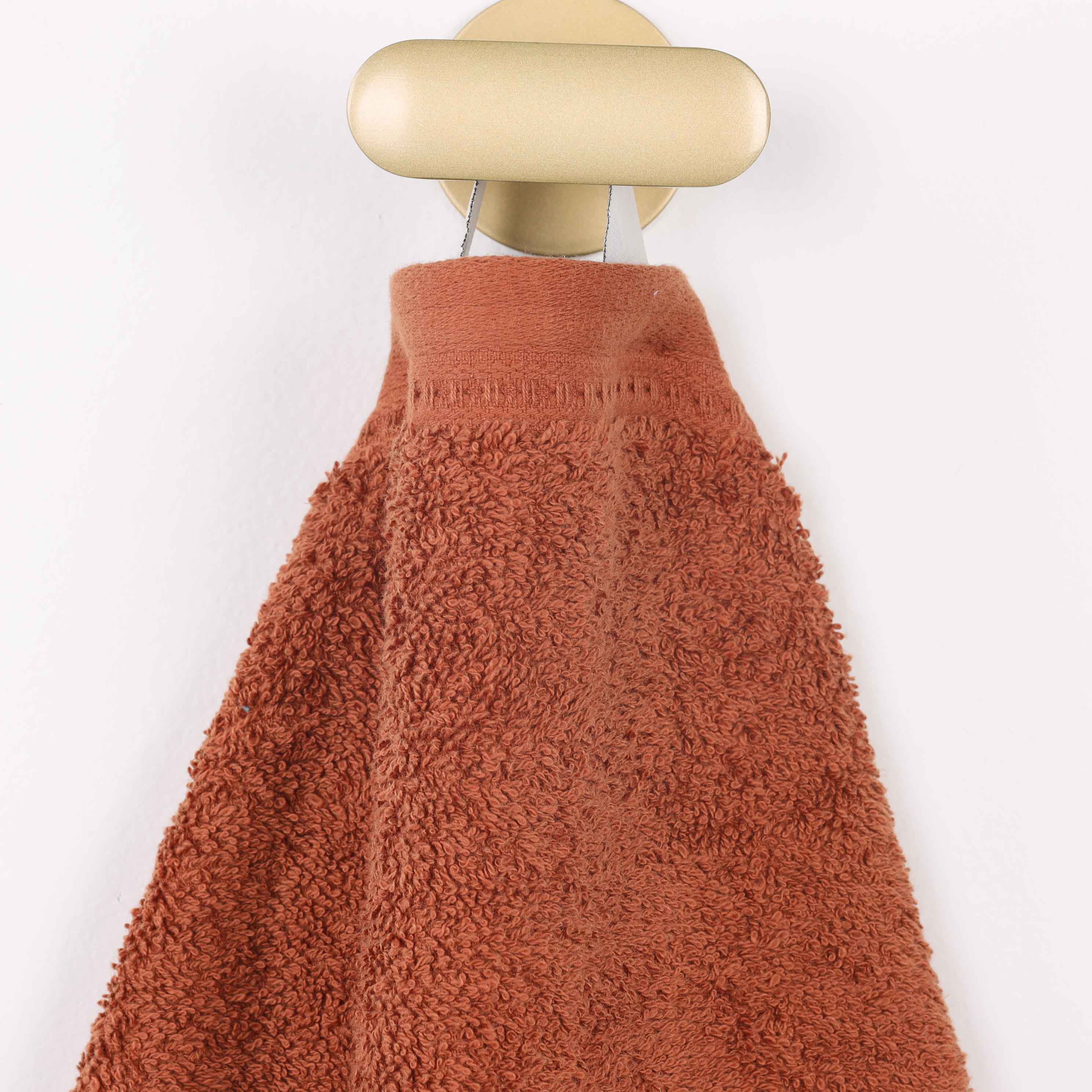 Honeycomb Textured Waffle Border Luxury Cotton Hand Towels, Set of 6 - Blue Nile Mills