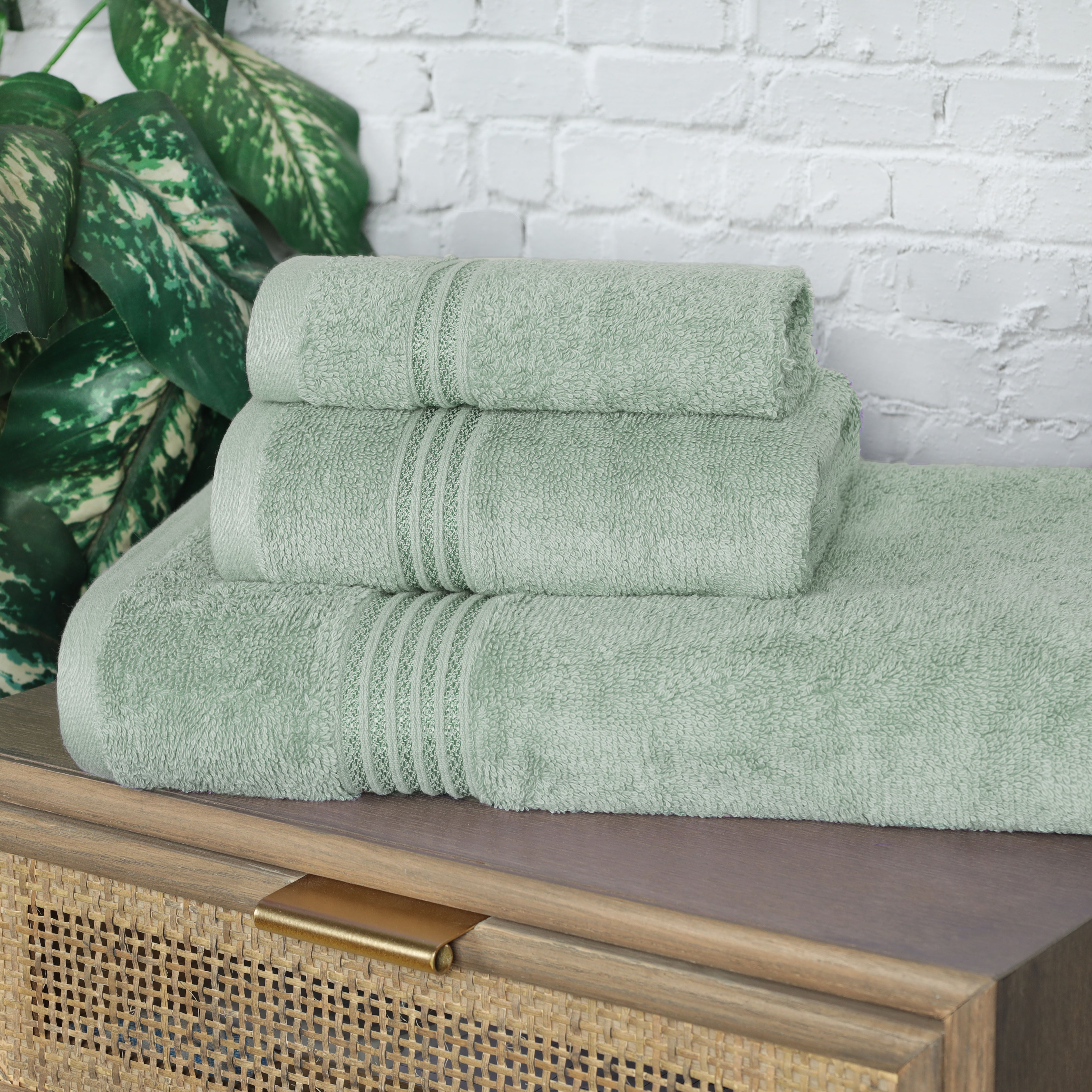 Heritage Egyptian Cotton 3 Piece Towel Set - Blue Nile Mills