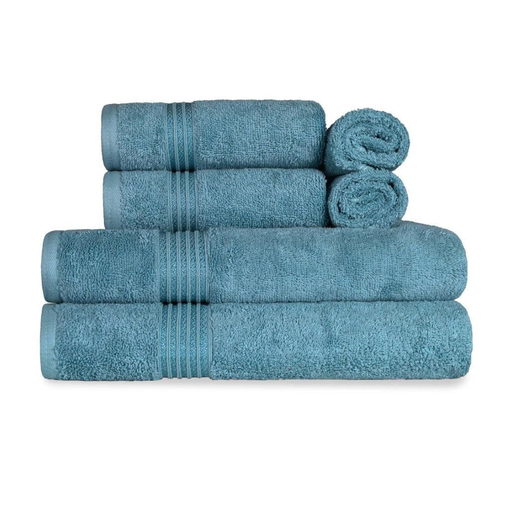 Heritage Egyptian Cotton 6 Piece Towel Set - Blue Nile Mills