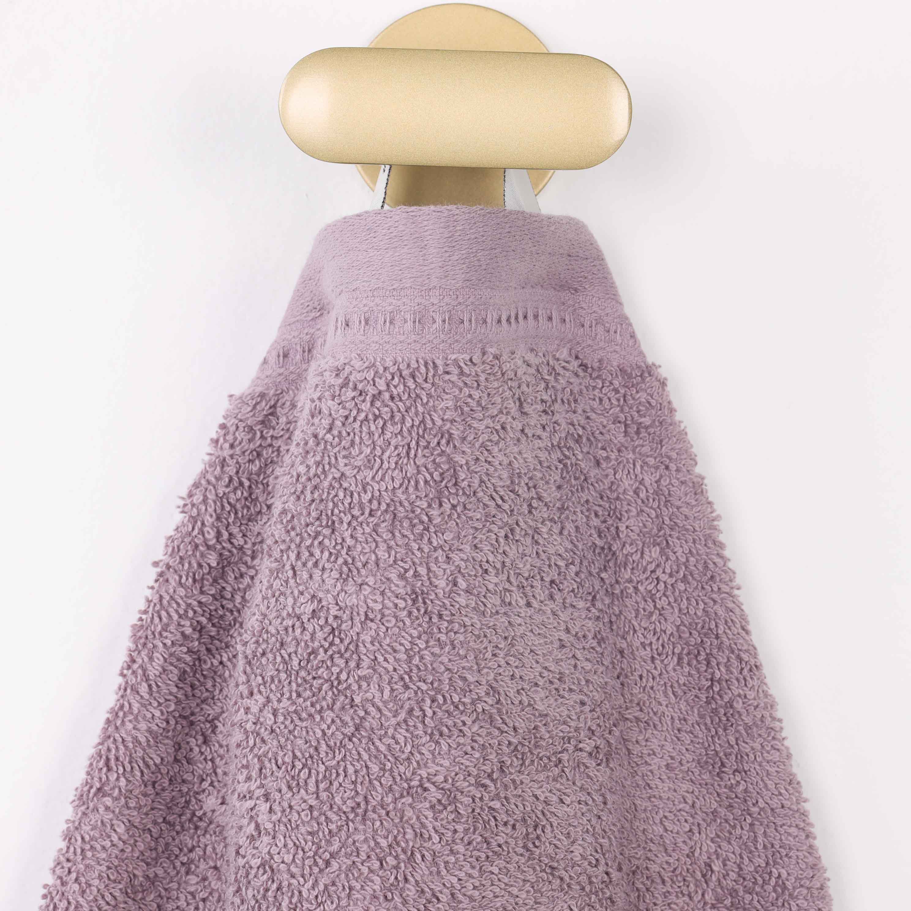 Honeycomb Textured Waffle Border Luxury Cotton Hand Towels, Set of 6 - Blue Nile Mills