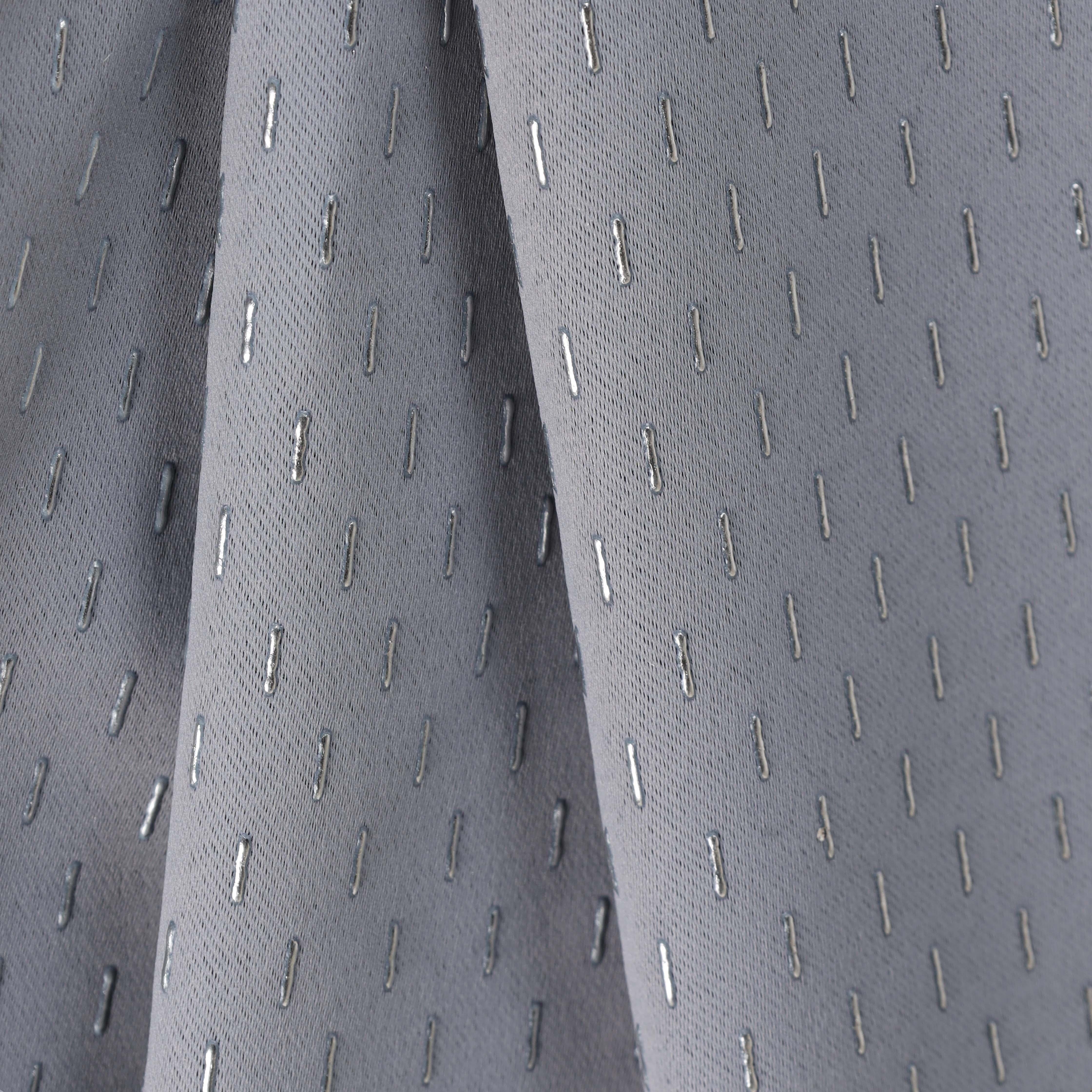 Solid Shimmer Grommet Blackout Curtain Panel Set - Blue Nile Mills