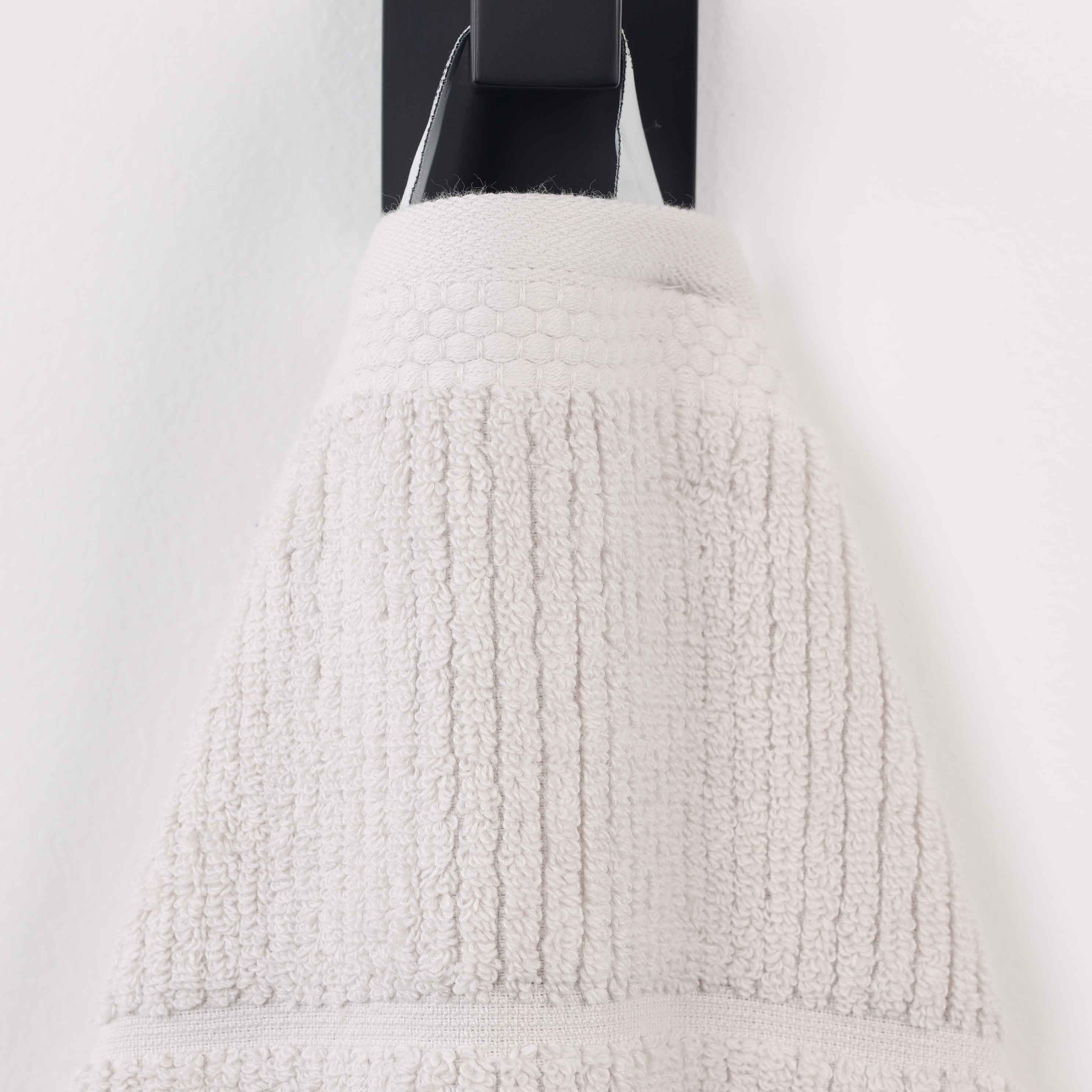 Milo Smart Twist Cotton Solid Ribbed Design 9 Piece Towel Set - Blue Nile Mills