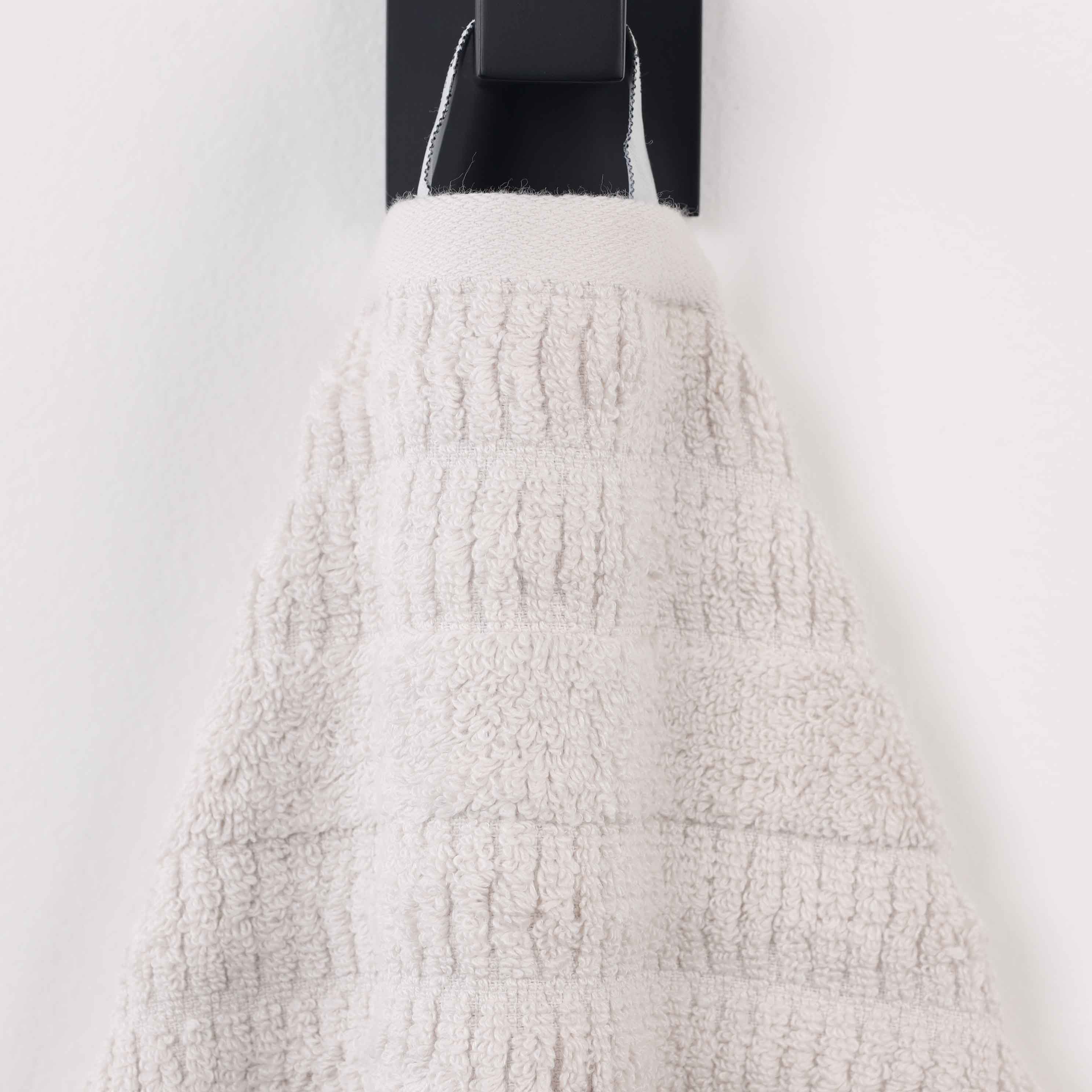 Mika Smart Twist Cotton Solid Vertical Ribbed 12 Piece Towel Set - Blue Nile Mills