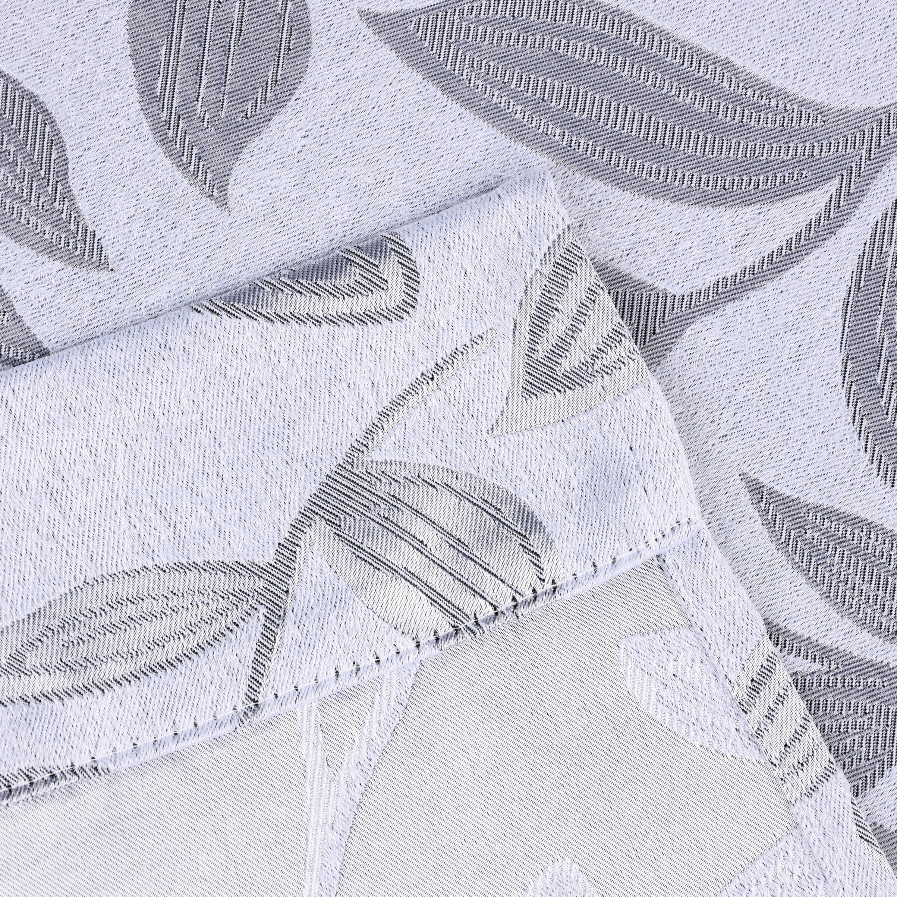 Leaves Rod Pocket Room Darkening Blackout Curtains, Set of 2 - Blue Nile Mills