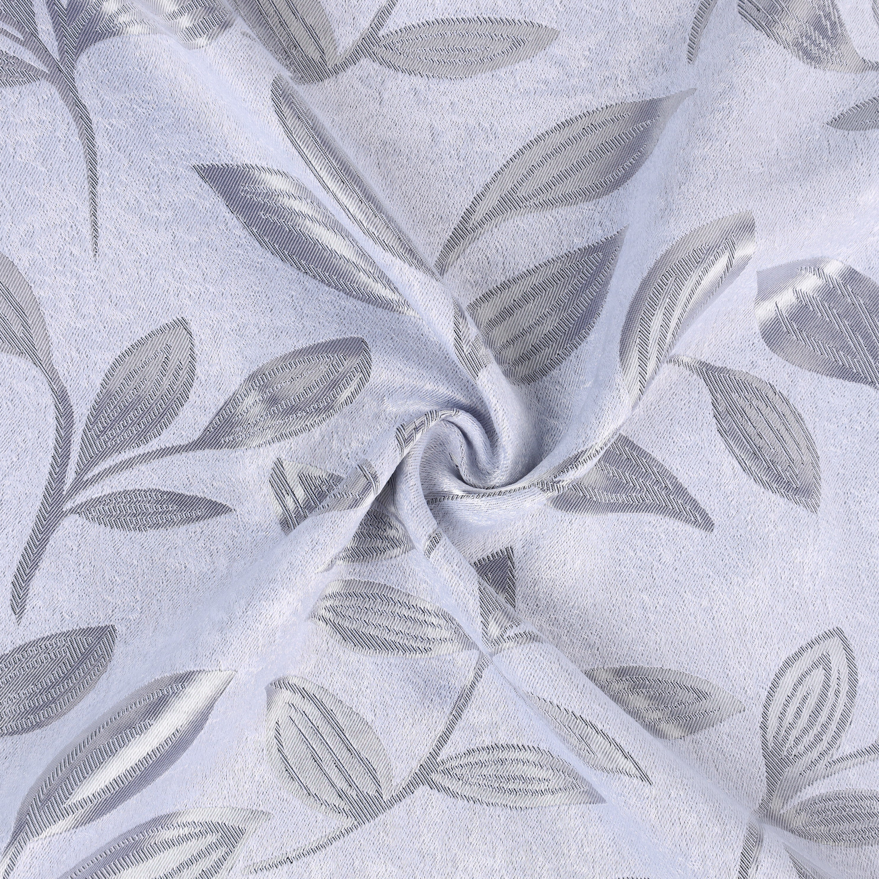 Leaves Rod Pocket Room Darkening Blackout Curtains, Set of 2 - Blue Nile Mills