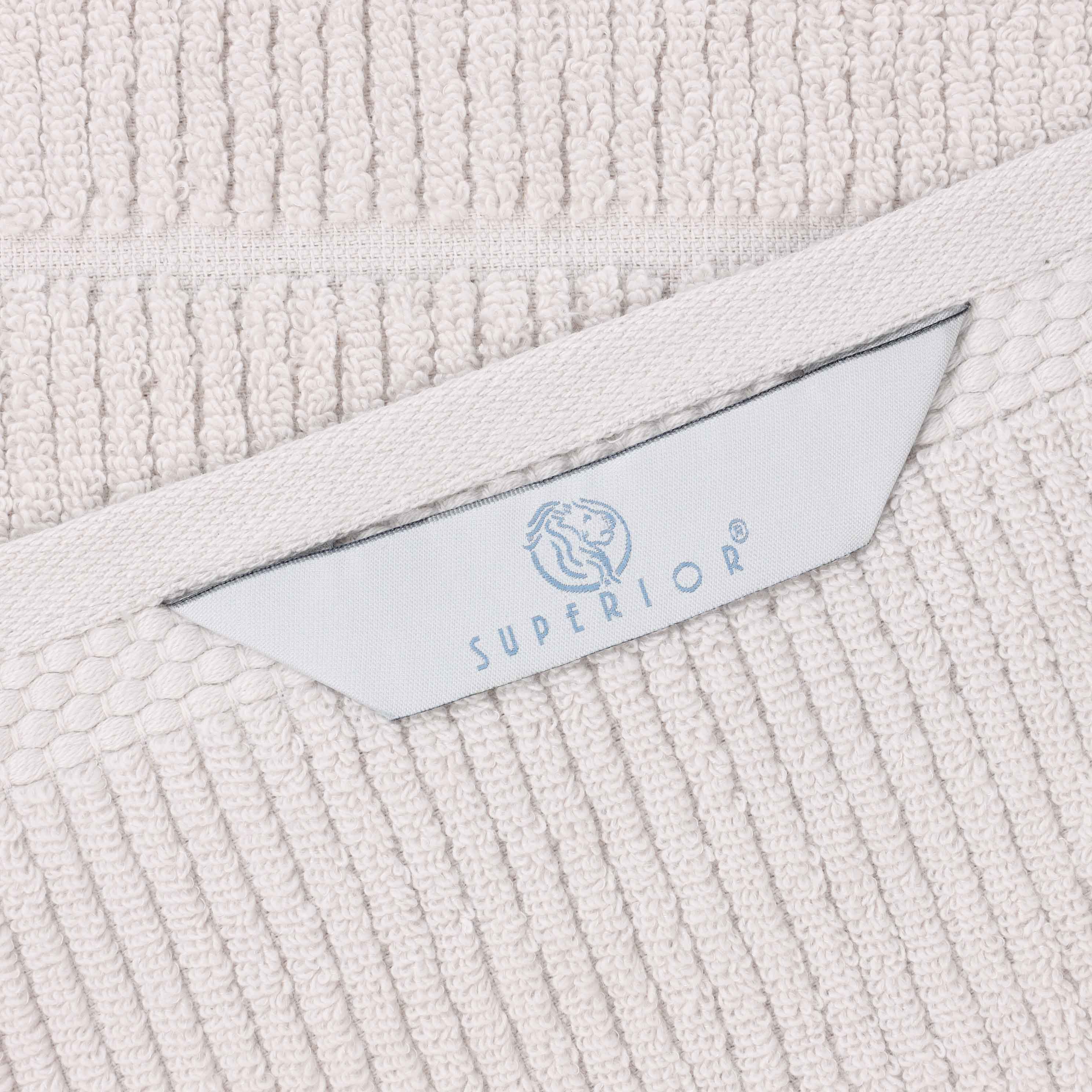 Milo Smart Twist Cotton Solid Ribbed Design 6 Piece Towel Set - Blue Nile Mills