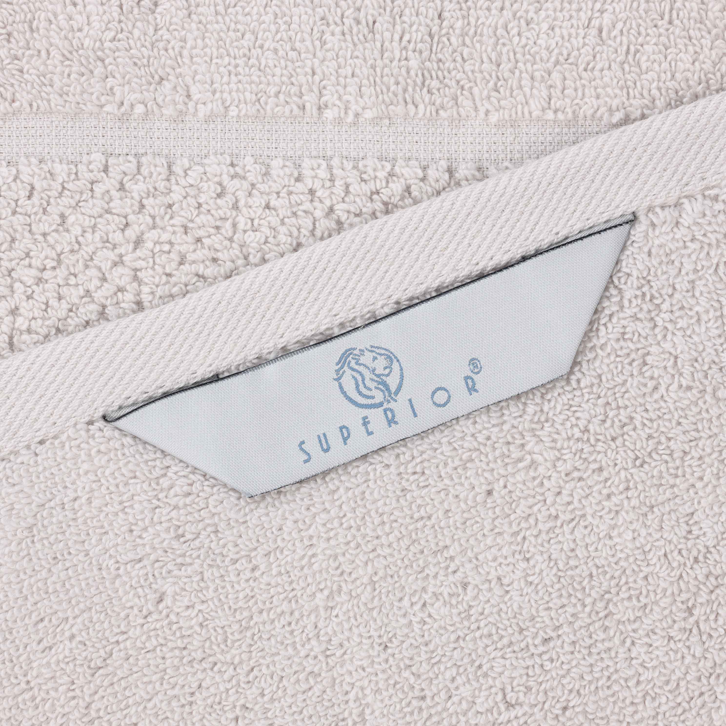 Mile Smart Twist Cotton Solid Hand Towels, Set of 6 - Blue Nile Mills