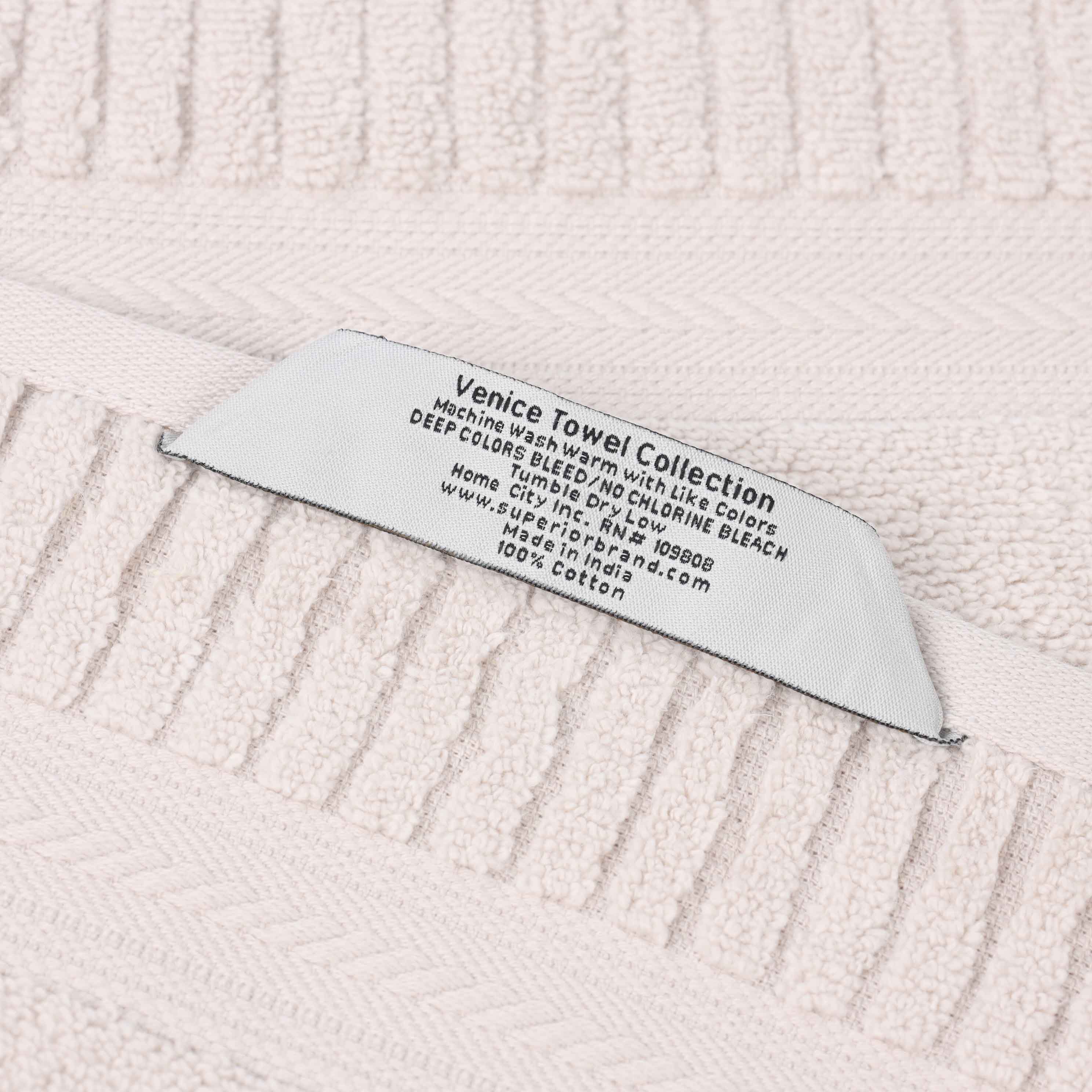 Venice Zero Twist Cotton Medium Weight Absorbent 3 Piece Towel Set - Blue Nile Mills