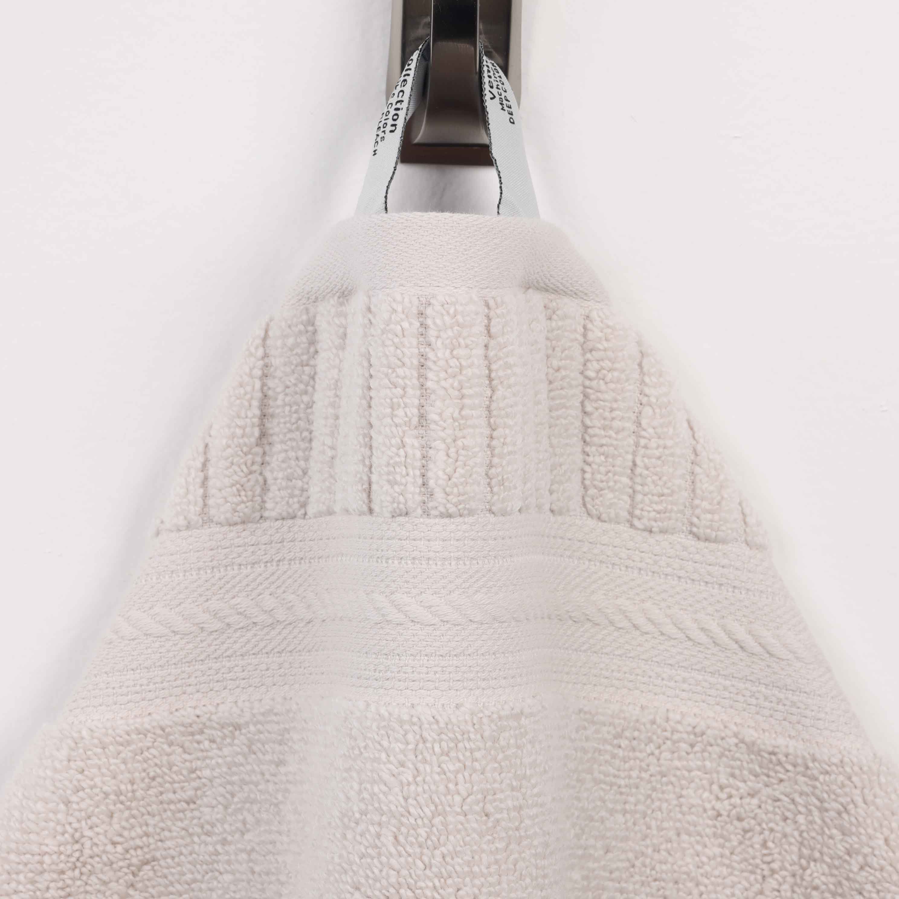 Venice Zero Twist Cotton Medium Weight Absorbent Hand Towels, Set of 6 - Blue Nile Mills