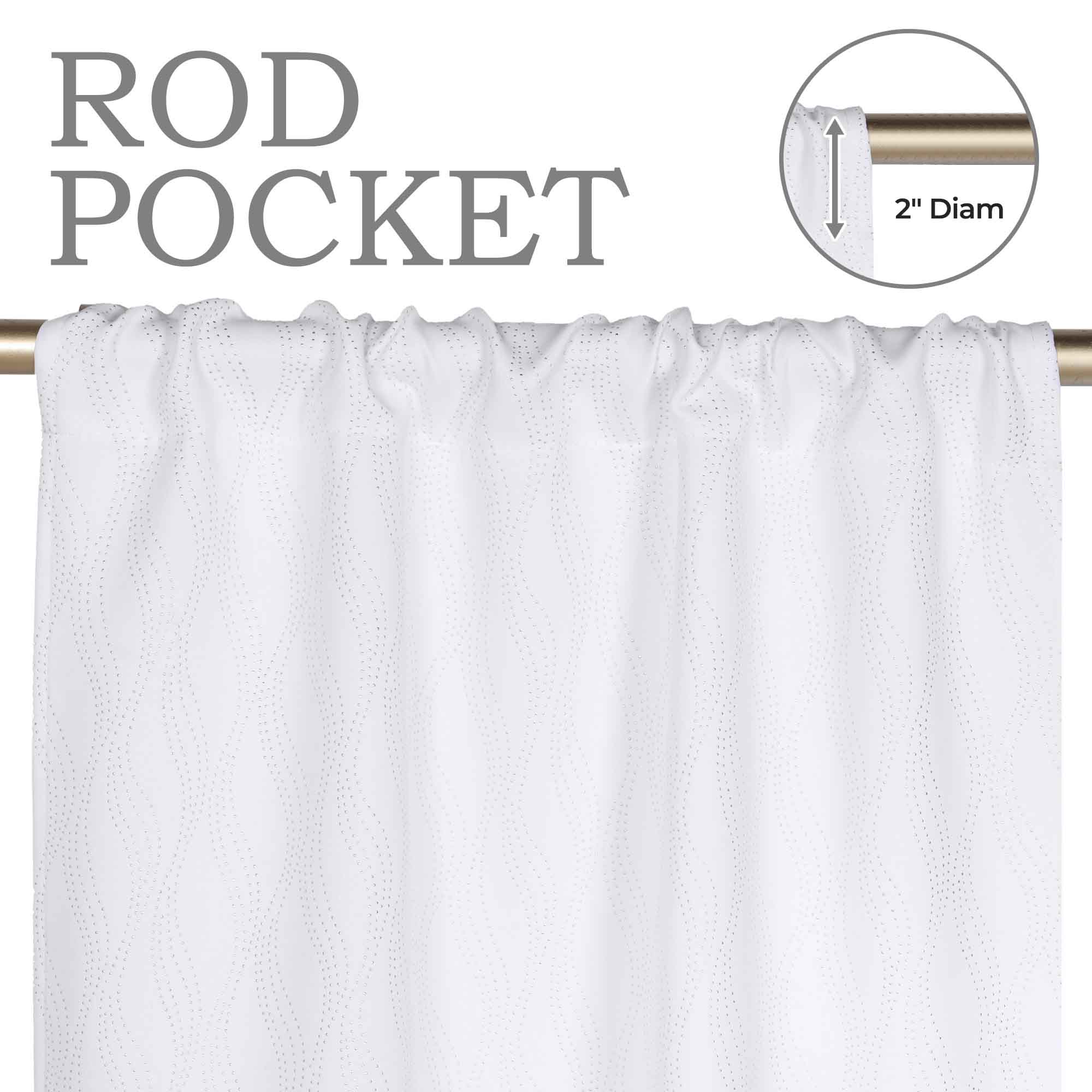 Zuri Textured Washable Room Darkening Blackout Curtain Panel Set - Blue Nile Mills