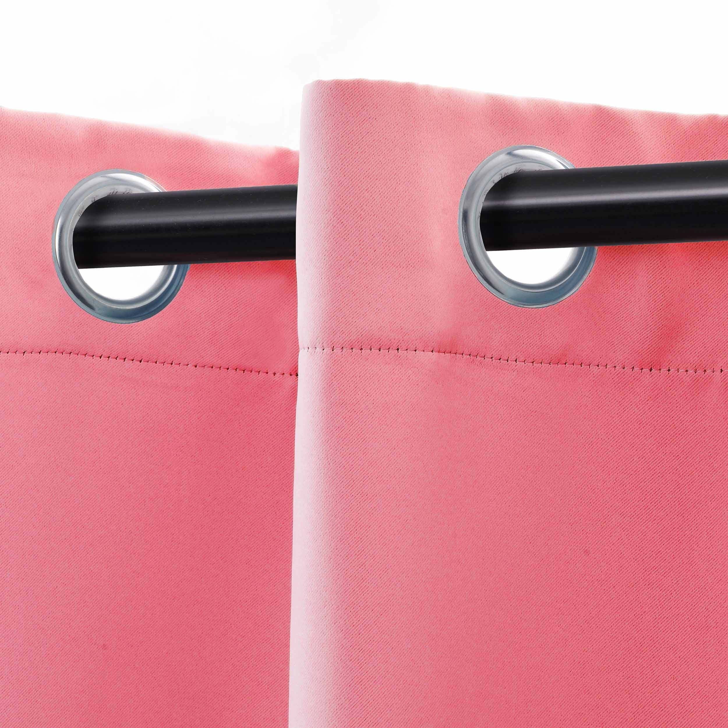 Solid Classic Modern Grommet Blackout Curtain Set - Blue Nile Mills