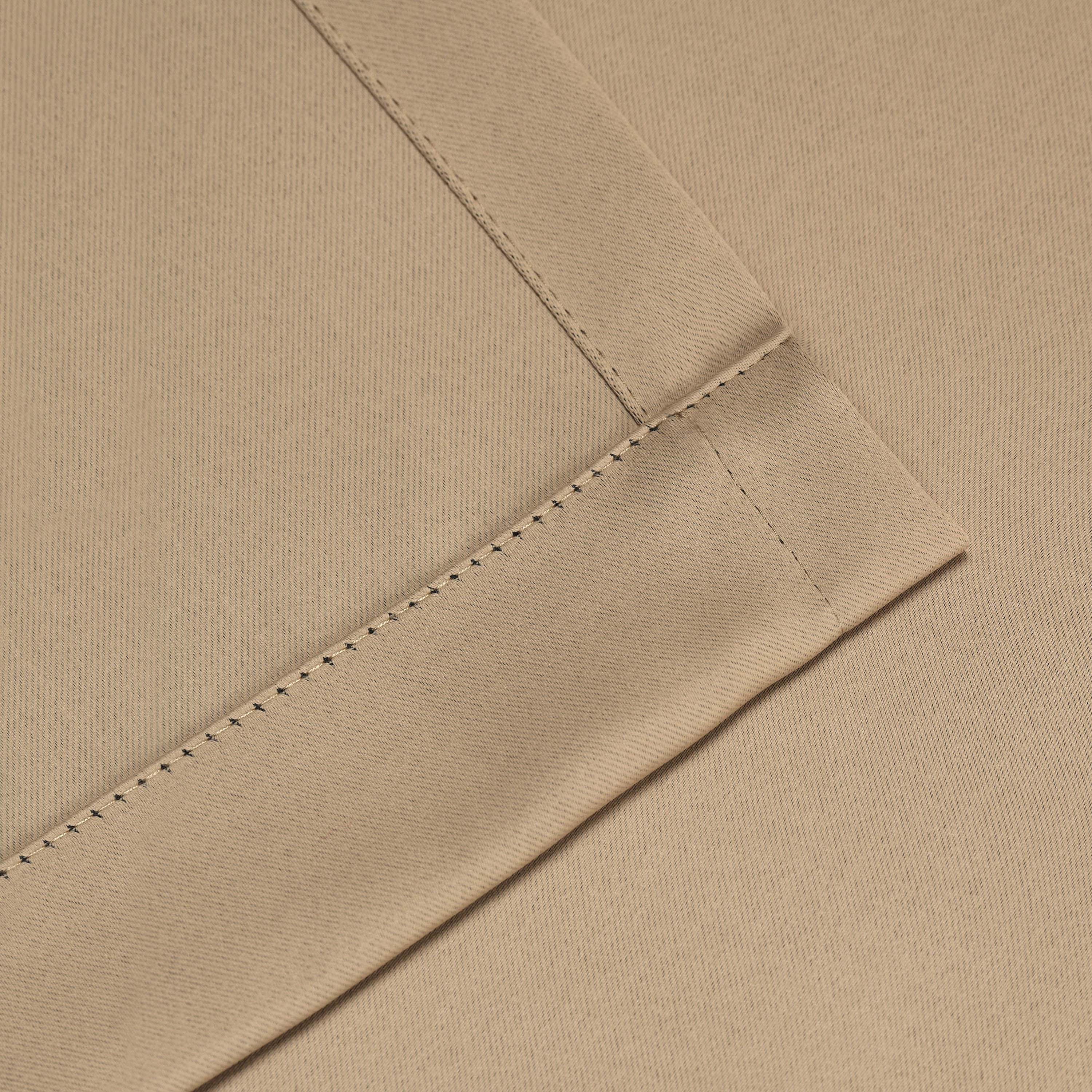 Solid Classic Modern Grommet Blackout Curtain Set - Blue Nile Mills