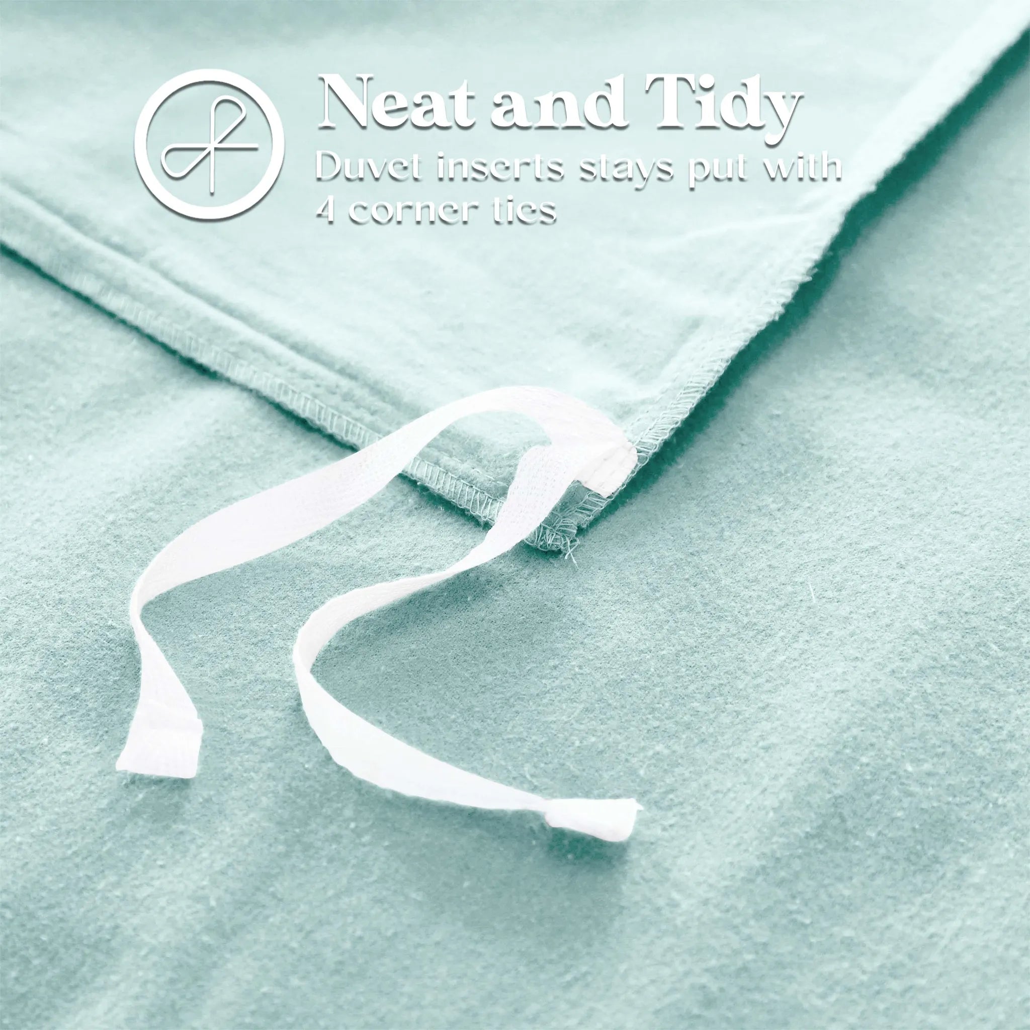 Solid Cotton Flannel Duvet Cover Set - Blue Nile Mills