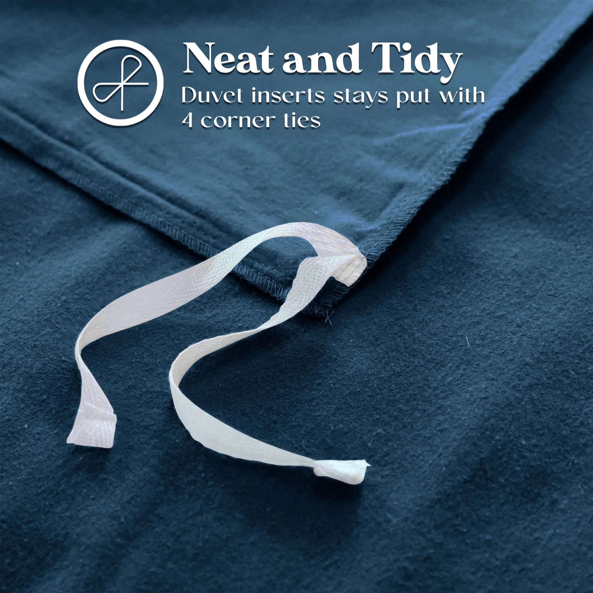 Solid Cotton Flannel Duvet Cover Set - Blue Nile Mills