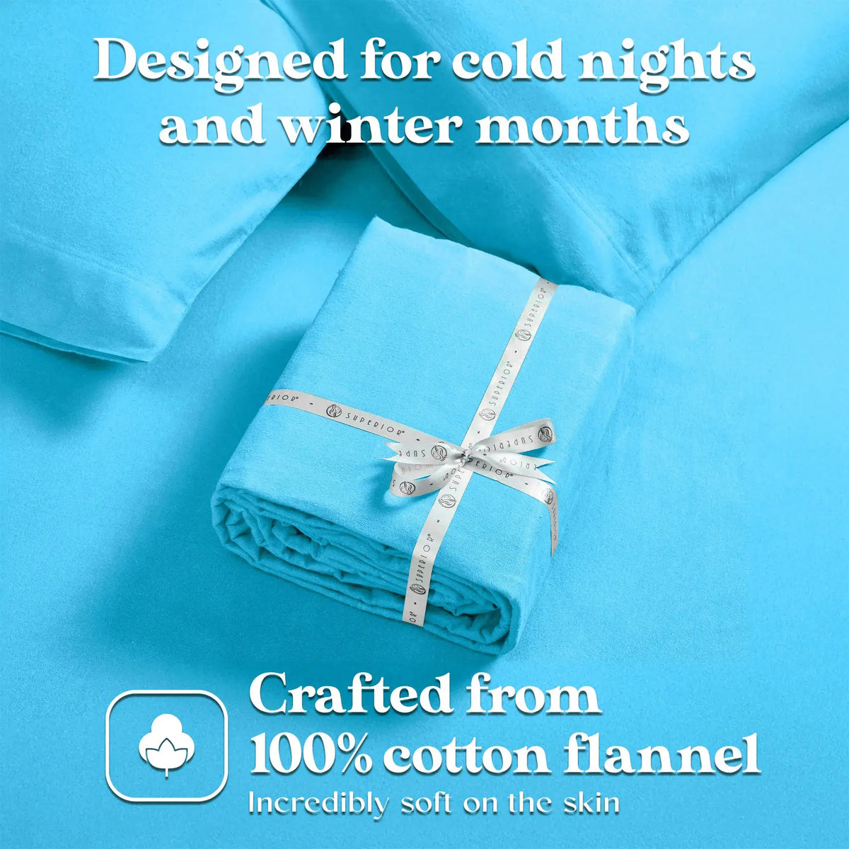 Flannel Cotton Modern Solid Deep Pocket Bed Sheet Set