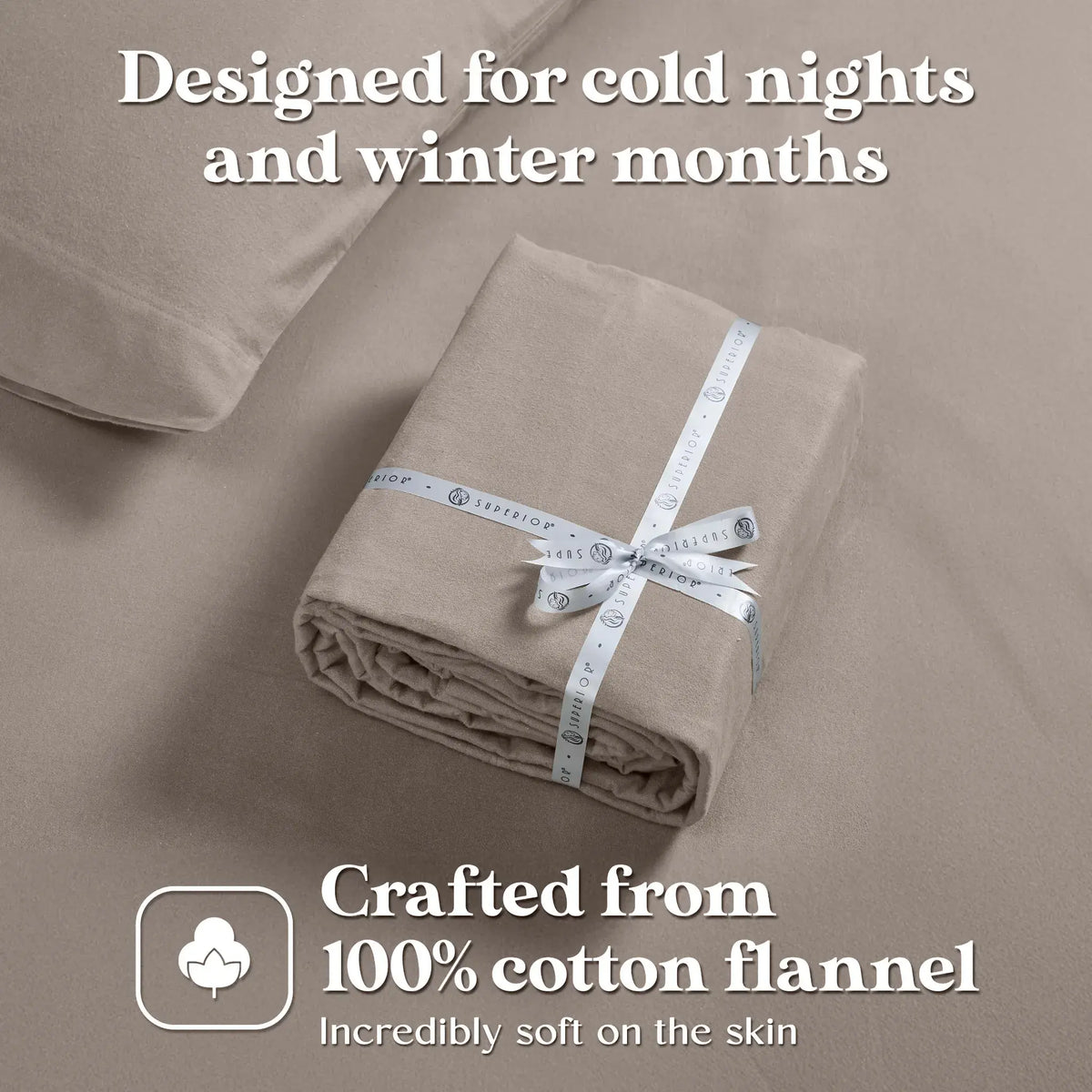 Flannel Cotton Modern Solid Deep Pocket Bed Sheet Set