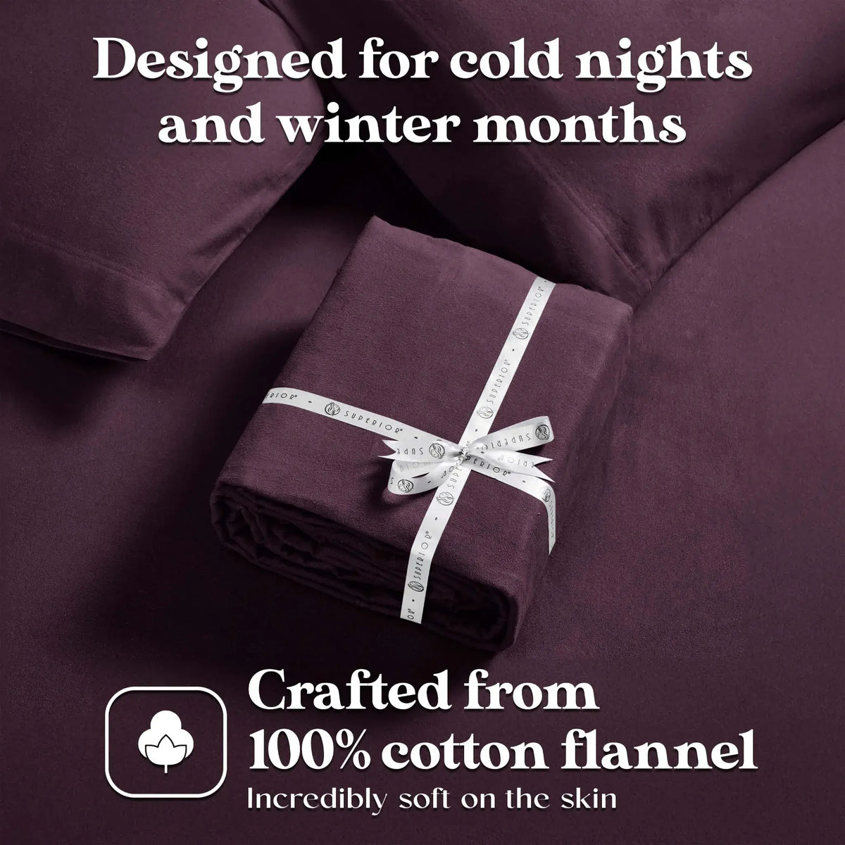 Flannel Cotton Modern Solid Deep Pocket Bed Sheet Set