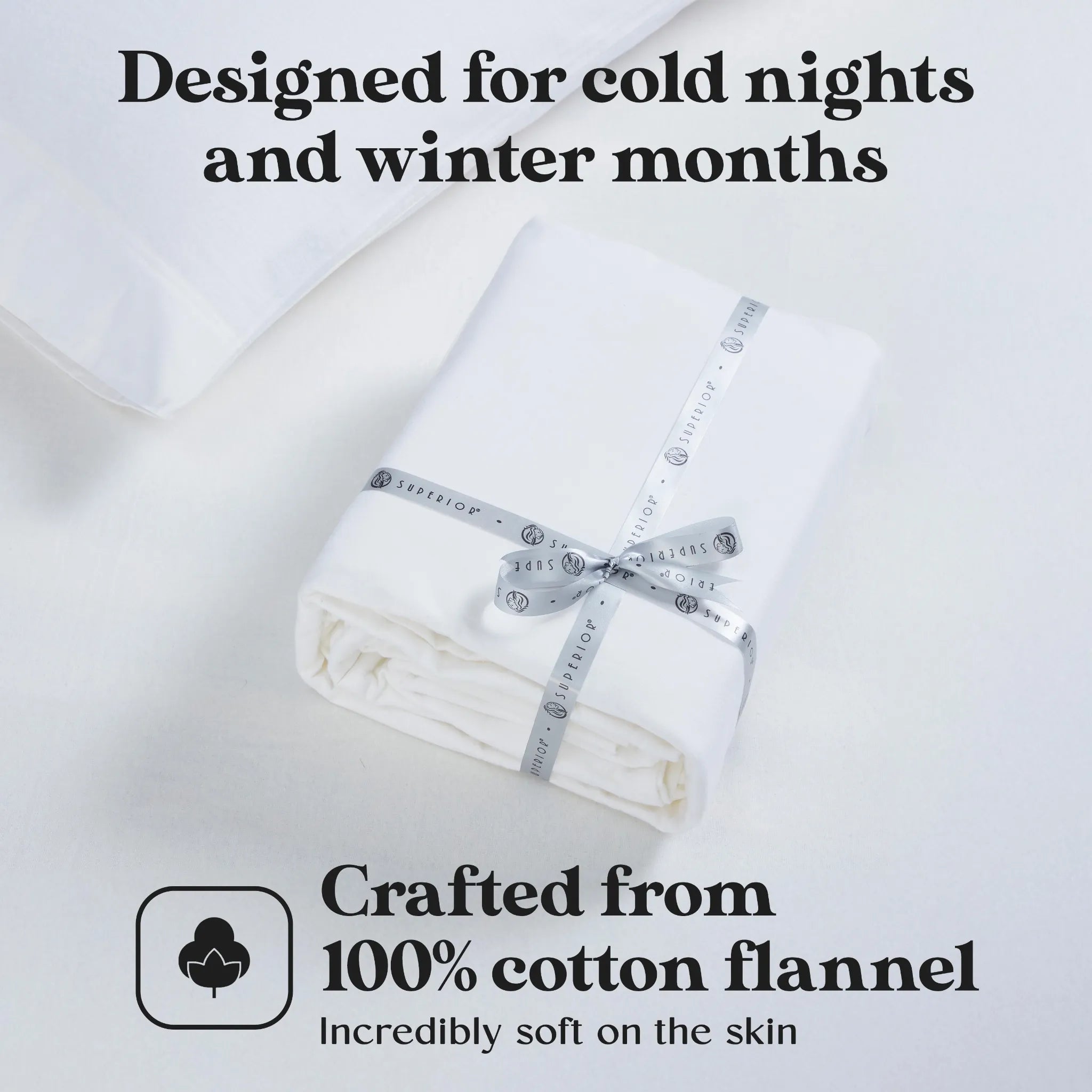 Flannel Cotton Modern Solid Deep Pocket Bed Sheet Set