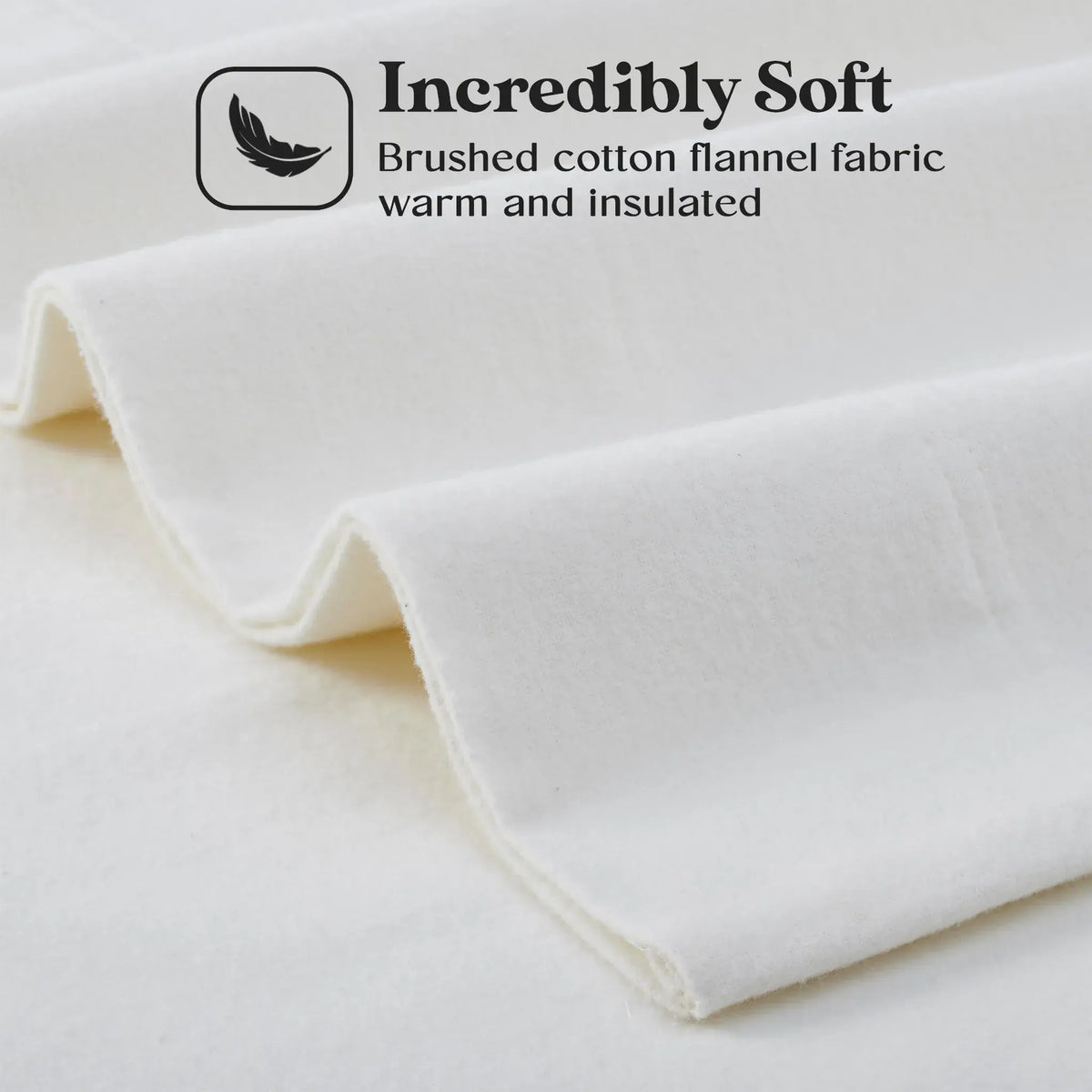 Flannel Cotton Modern Solid Deep Pocket Bed Sheet Set