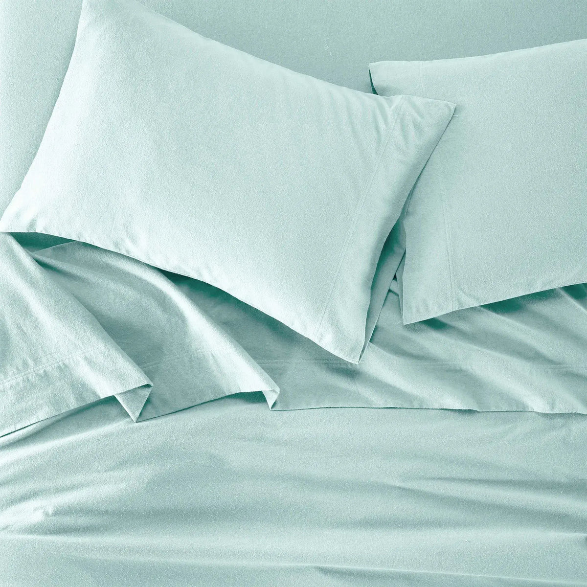 Flannel Cotton Modern Solid Deep Pocket Bed Sheet Set