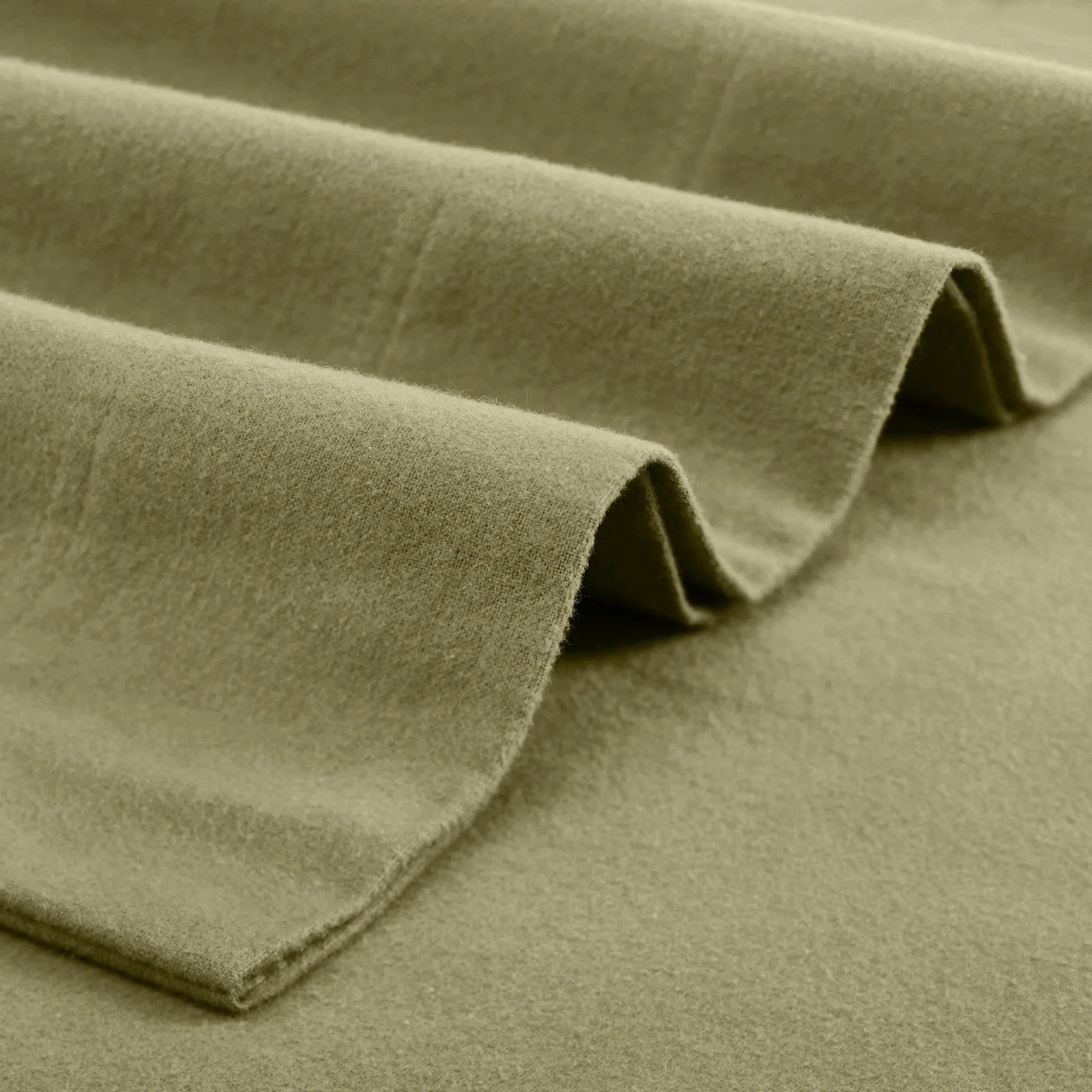 Flannel Cotton Modern Solid Deep Pocket Bed Sheet Set